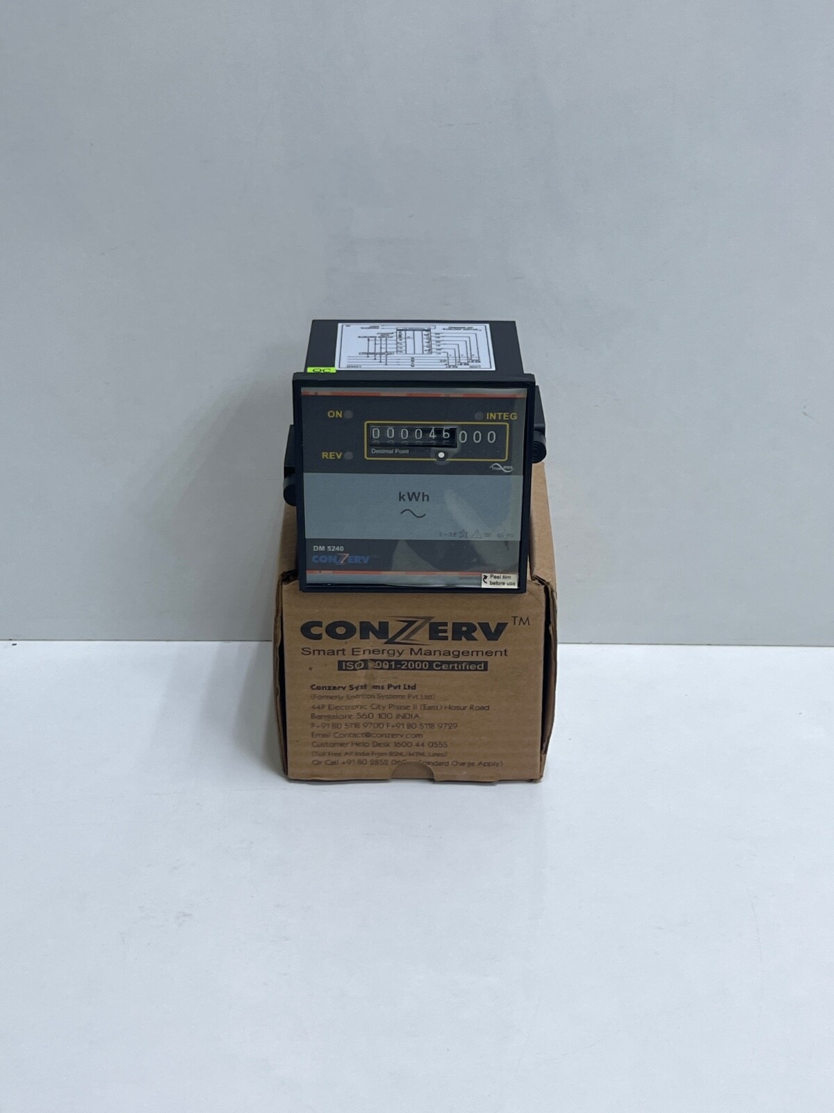 Conzerv DM5240 Power Meter 23.000 KWH