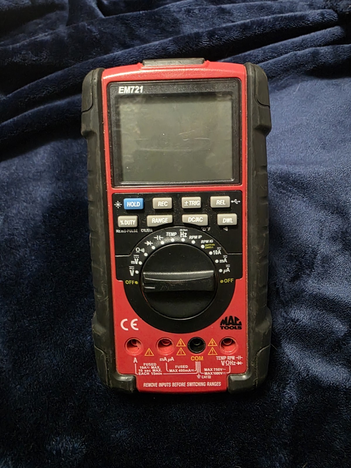 MAC Tools EM721 CAT III 1000V Digital Multimeter