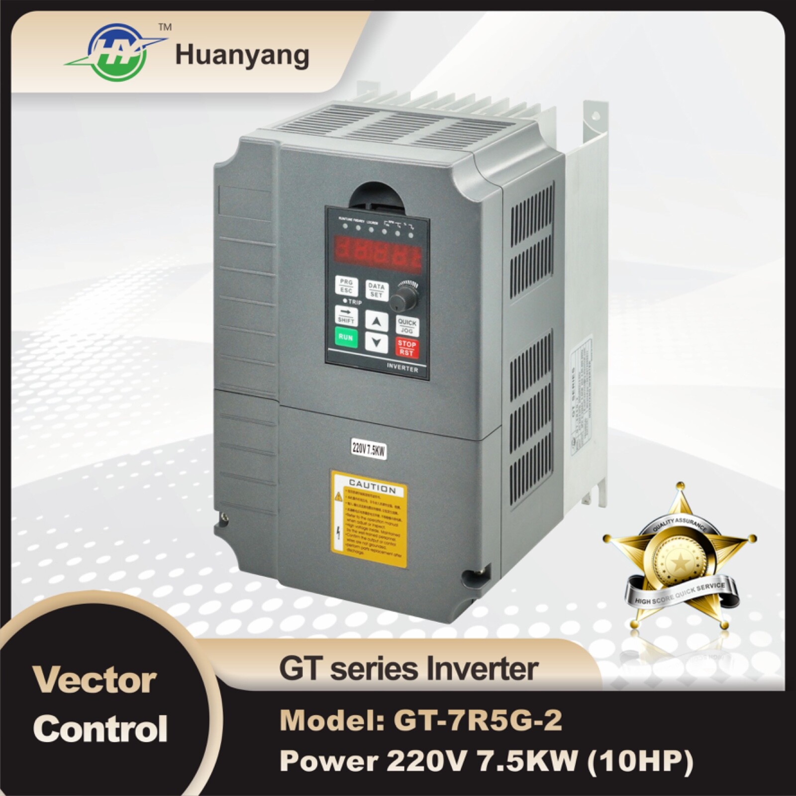 VFD 220V 10HP 7.5kW 34A Vector Control Variable Frequency Drive Inverter motor