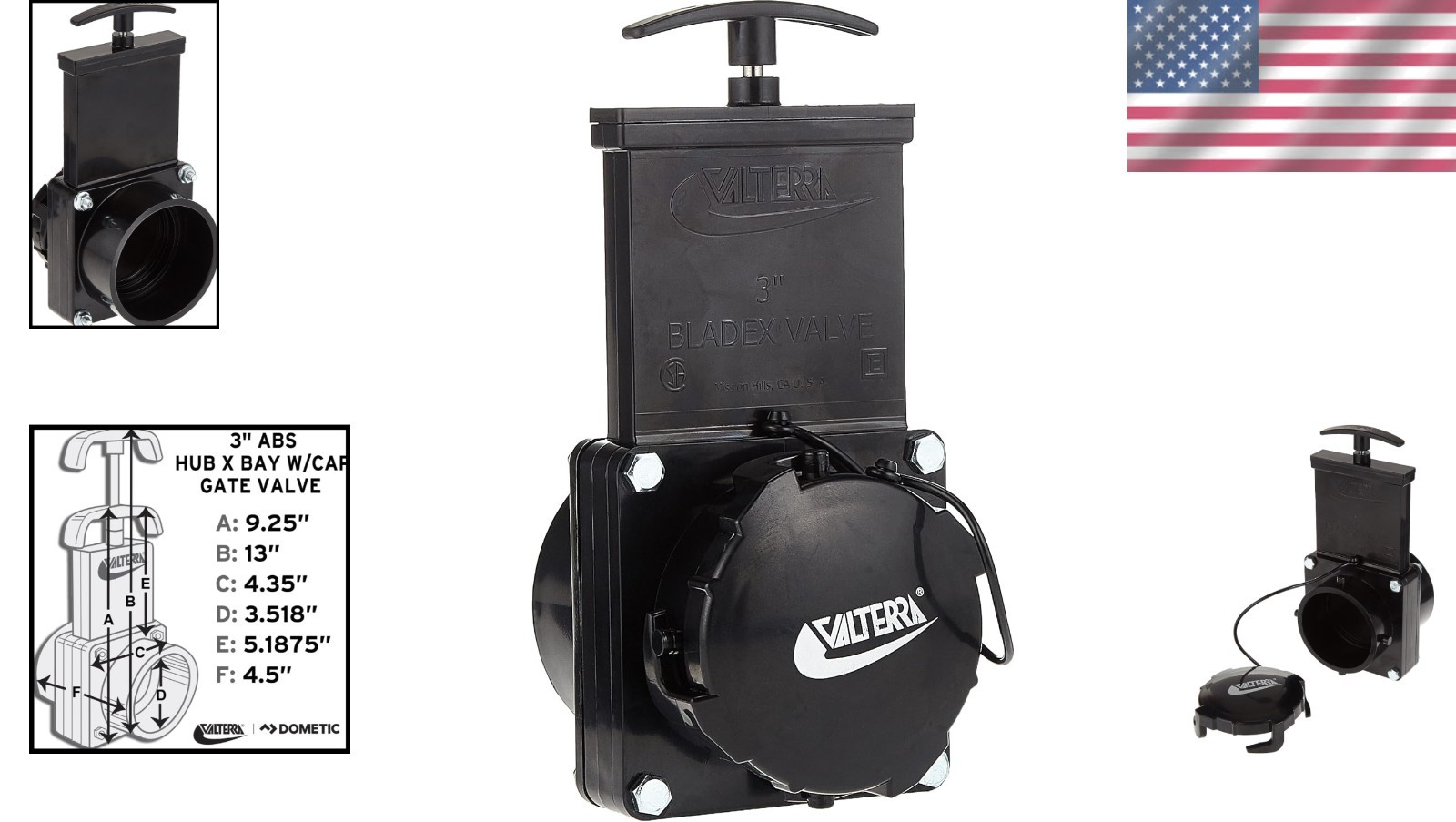 3-Inch Hub x 3-Inch Bayonet Valve Assembly – Versatile Plumbing Solution