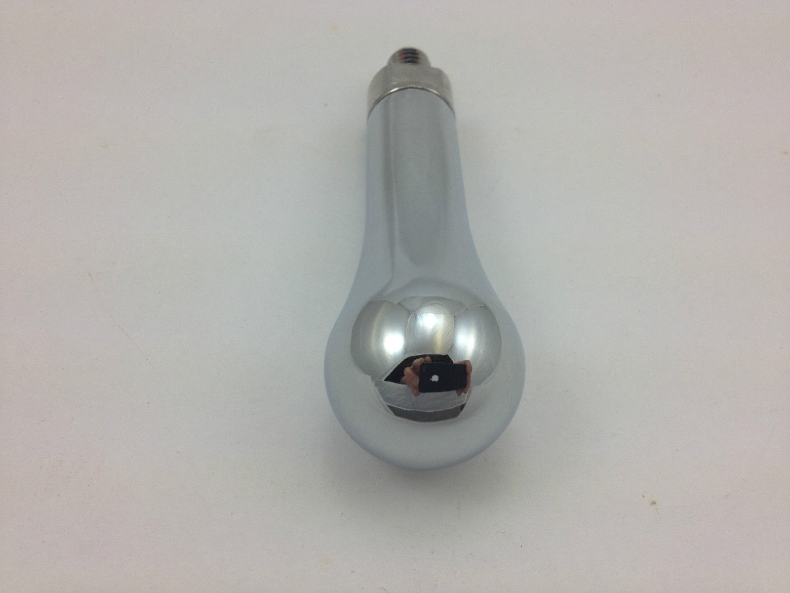 Chrome Plated Revolving Handle for Cast Iron Handwheel, Ball End 3/8″ x16 Thread