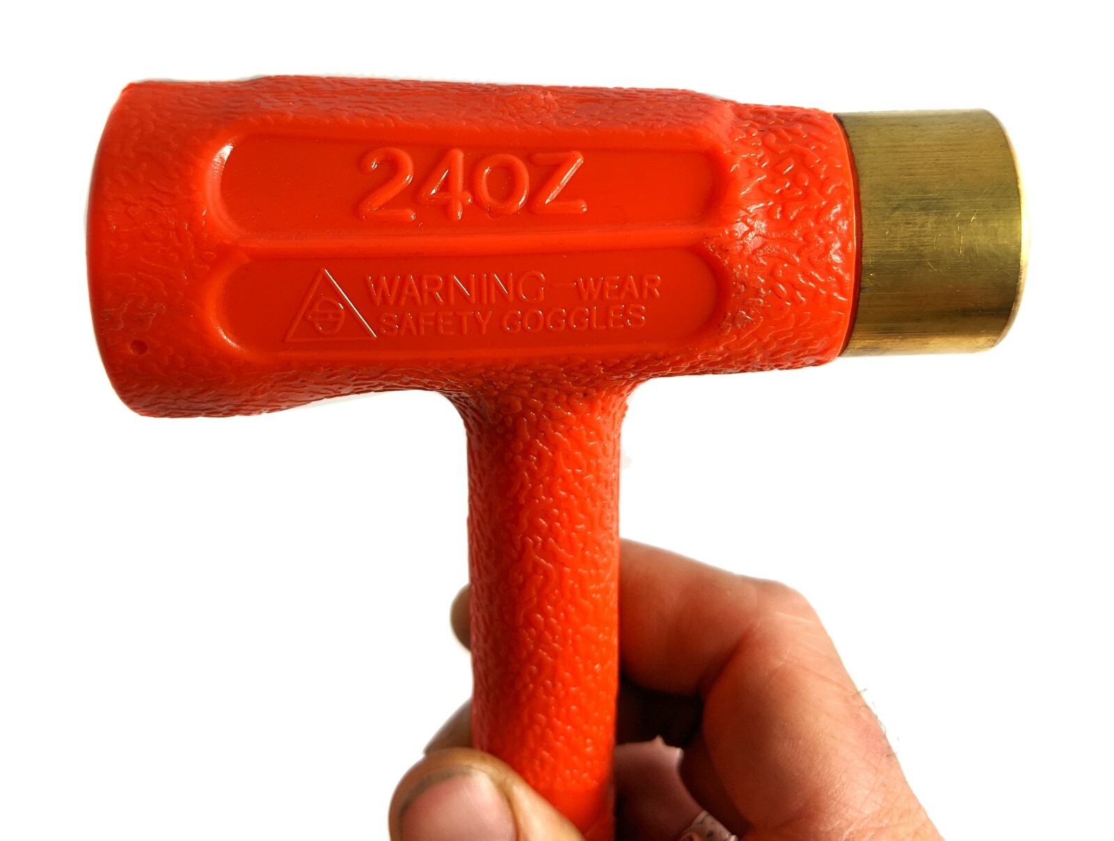 24-ounce Dual-Head Dead Blow Hammer – Brass & ABS heads – Great for Gunsmiths
