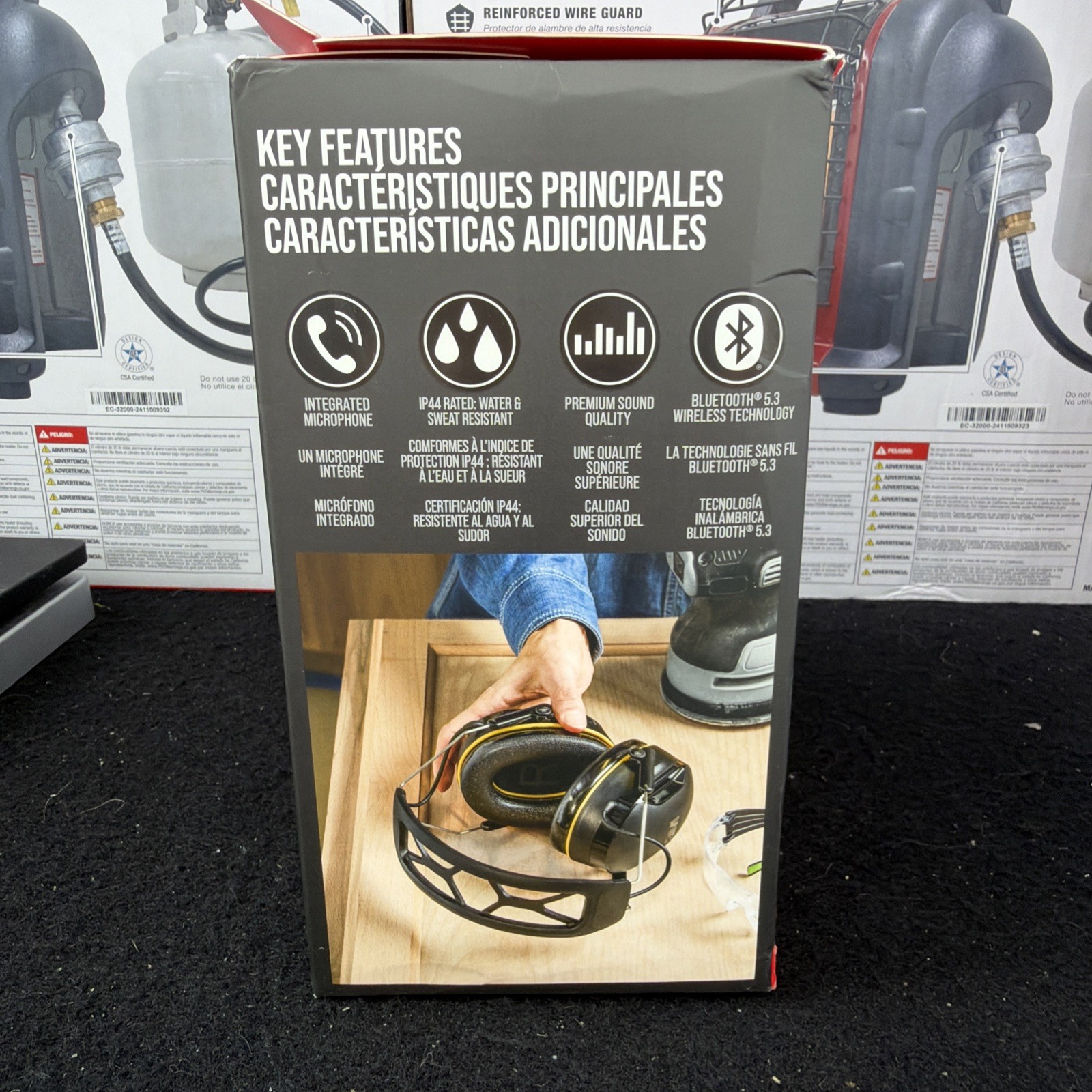 3M Worktunes Connect Bluetooth Hearing Protection Earmuffs 26dB Noise Reduction