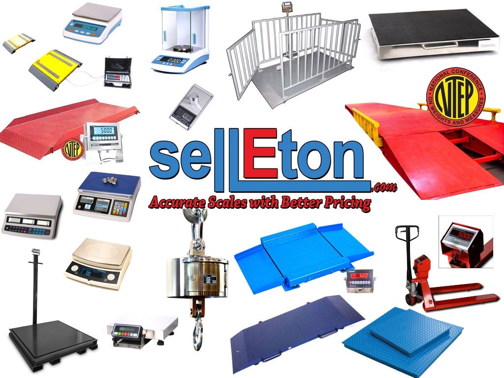 Selleton 4+4 Regular Connectors Indicator Prime Scales Floor Scale 15′ Cable