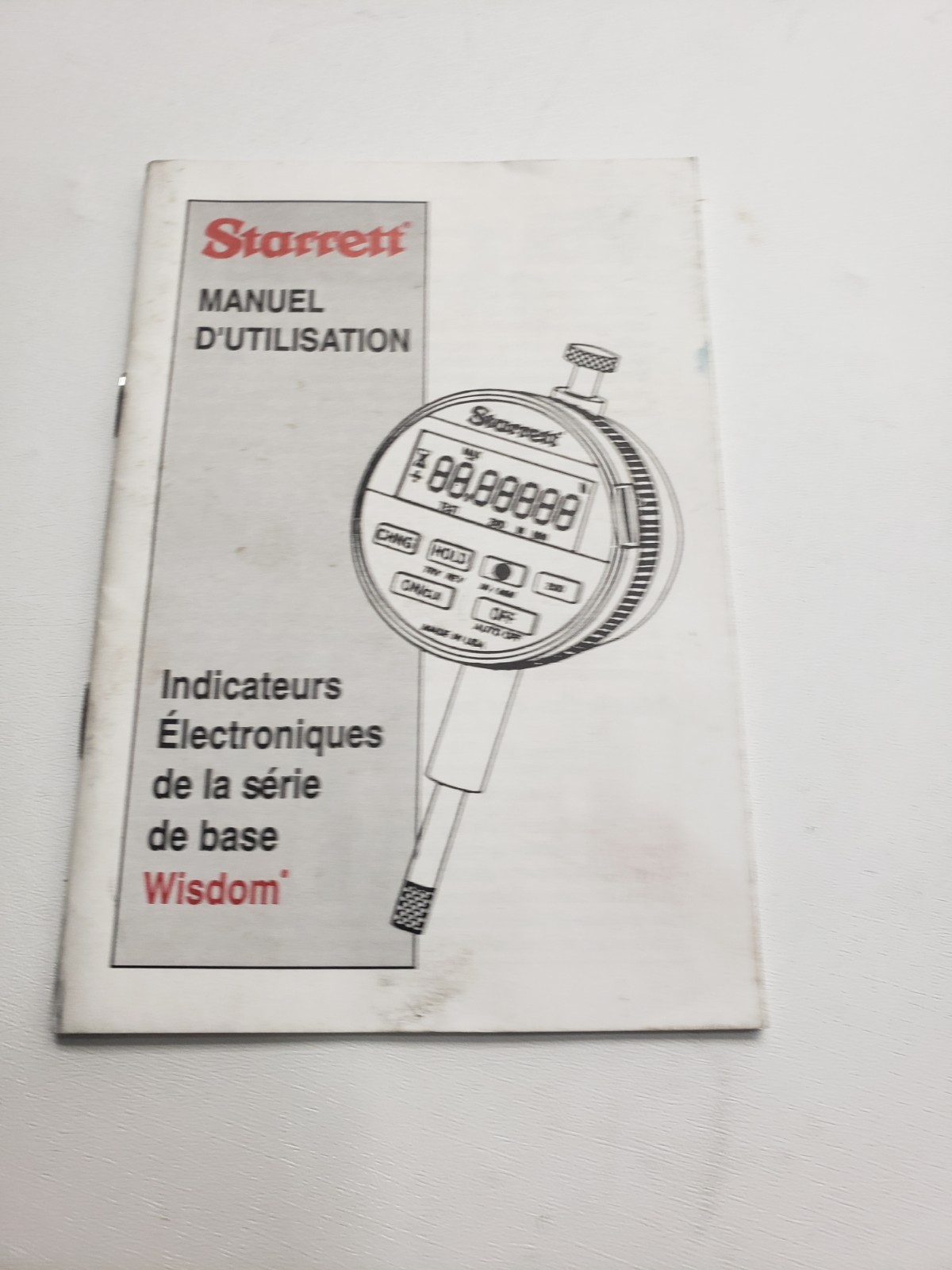 Starrett 2730-0 Wisdom Electronic Digital Indicator 1” Range .00005” w/ Box