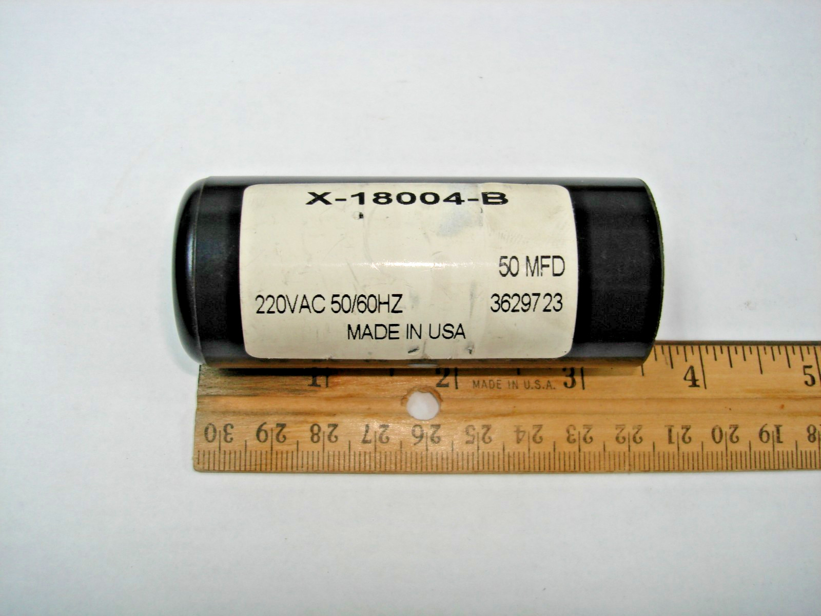 X-18004-B Garage Door Opener Capacitor Genie 50uF 220V Made in USA