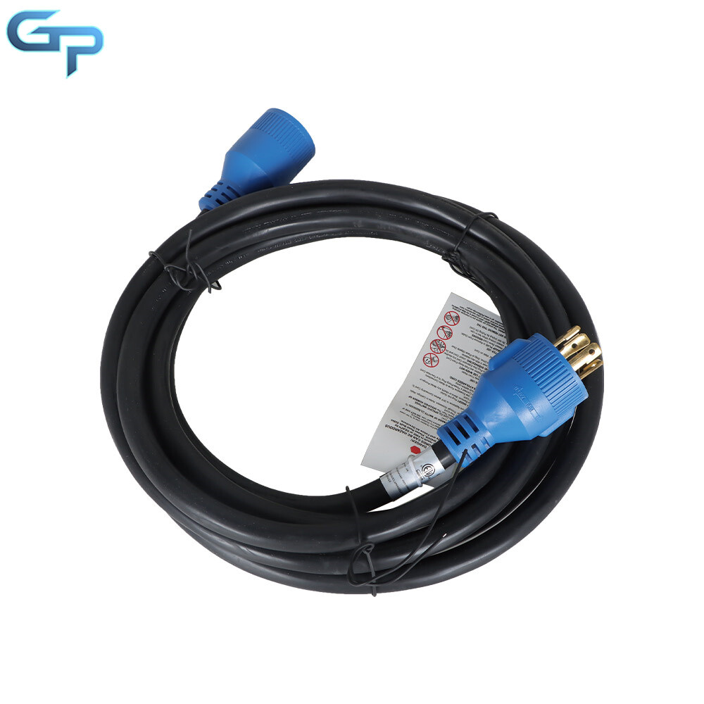30 Amp Inlet Box & Generator Power Cord 4 Prong NEMA L14-30P/L14-30R 15 Feet