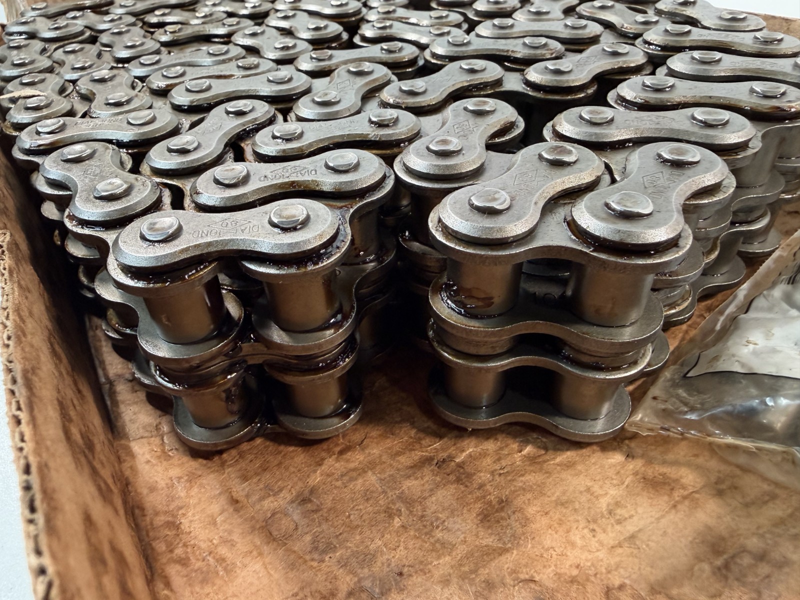 247844 Diamond DMD-80-2R-10FT Double Strand Roller Chain #80; 10′ L X-5334-010