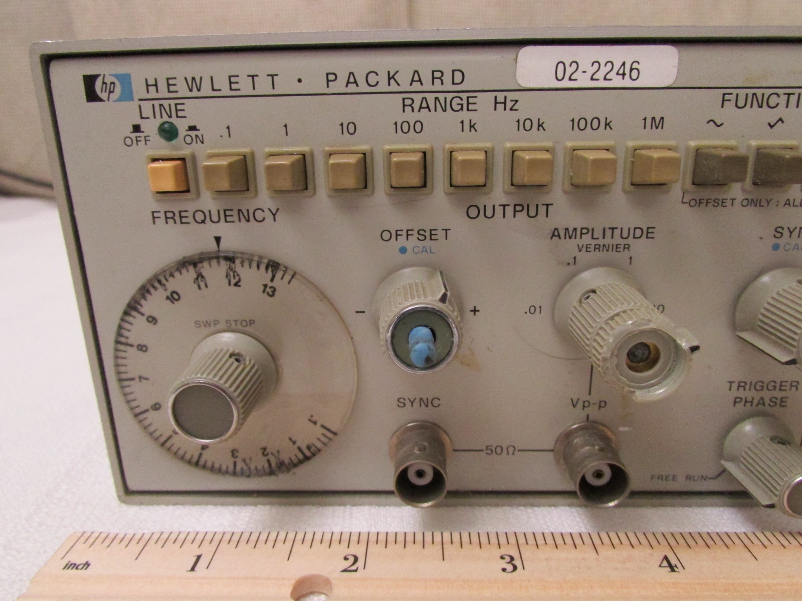 Hewlett Packard 3312A Function Generator Ex-HP Property