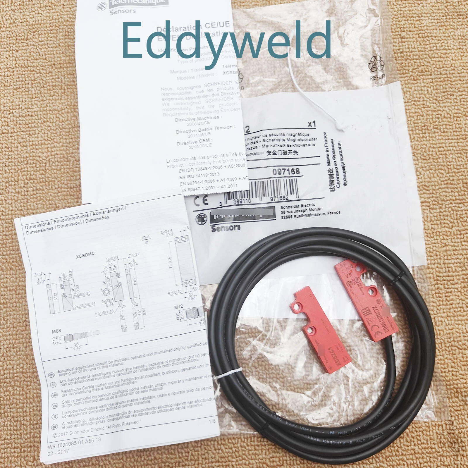 1PCS NEW SND XCSZC5902 Magnetic Safety Switches Fast Delivery