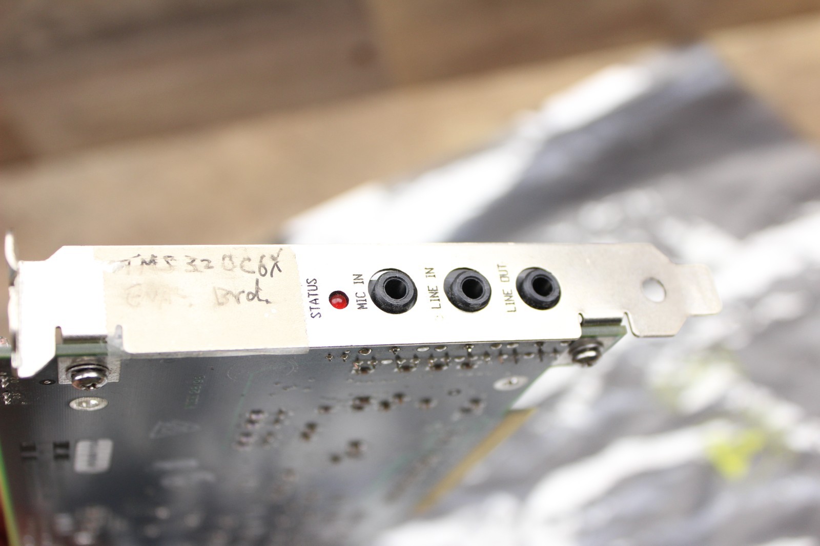 TEXAS INSTRUMENTS TMS320C6X EVM 31-2043A PCI DSP Evaluation Module D600830-0001(