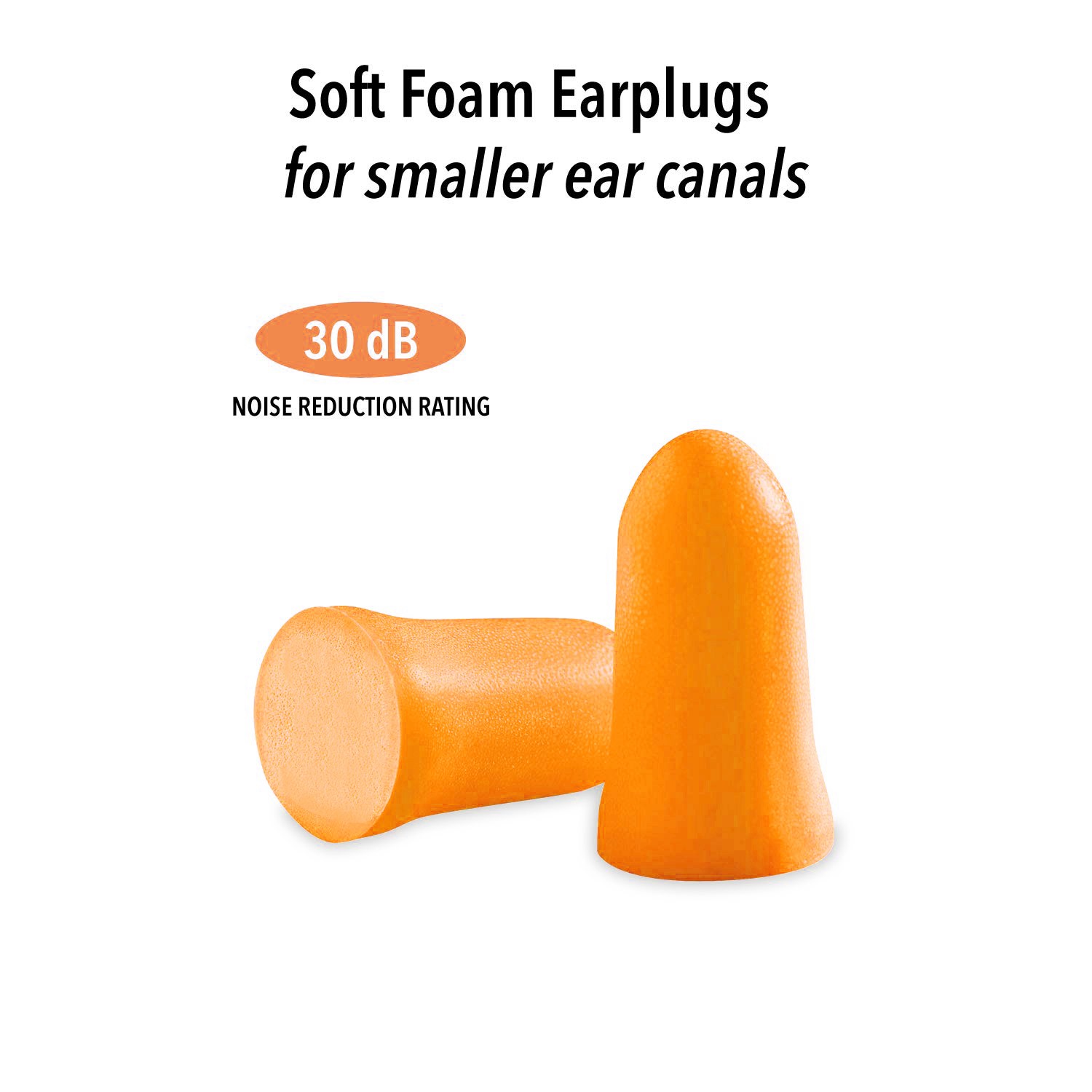 400/600 Ear Plugs Soft Orange Foam Sleep Travel Noise Shooting Working Lot Bulk