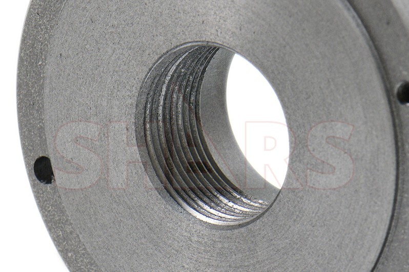 6″ Fully Machined Threaded Back Plate 2-1/4-8 For 3 or 4 Jaw Self Center Chuck #