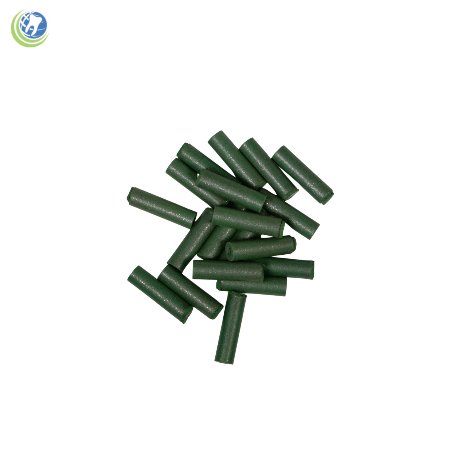 DENTAL LABORATORY JEWELRY RUBBER POLISHING POINTS GREEN 1/4″ X 7/8″ 100/BOX