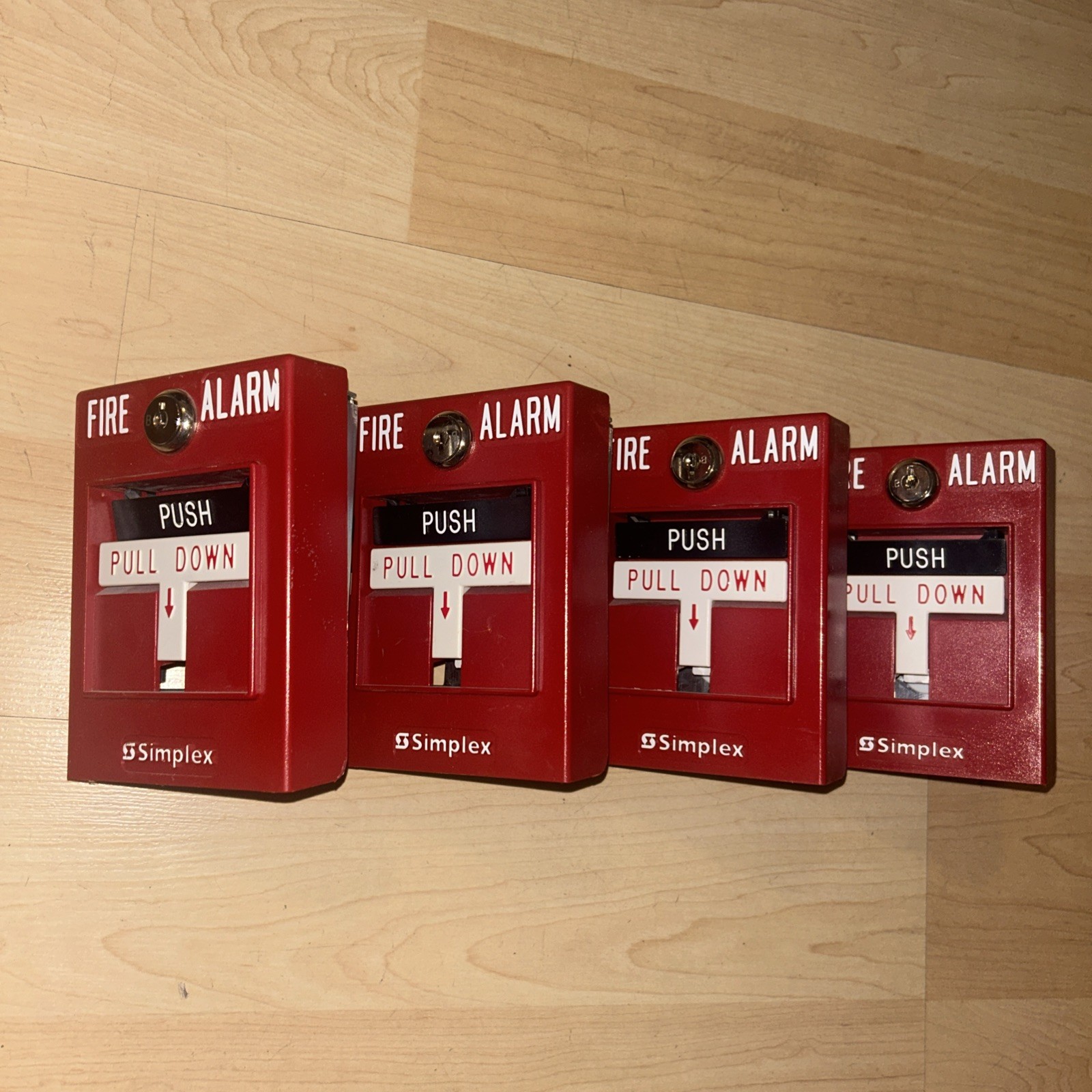 4-Simplex Addressable Double Action Manual Fire Alarm Pull Station 4099-9003