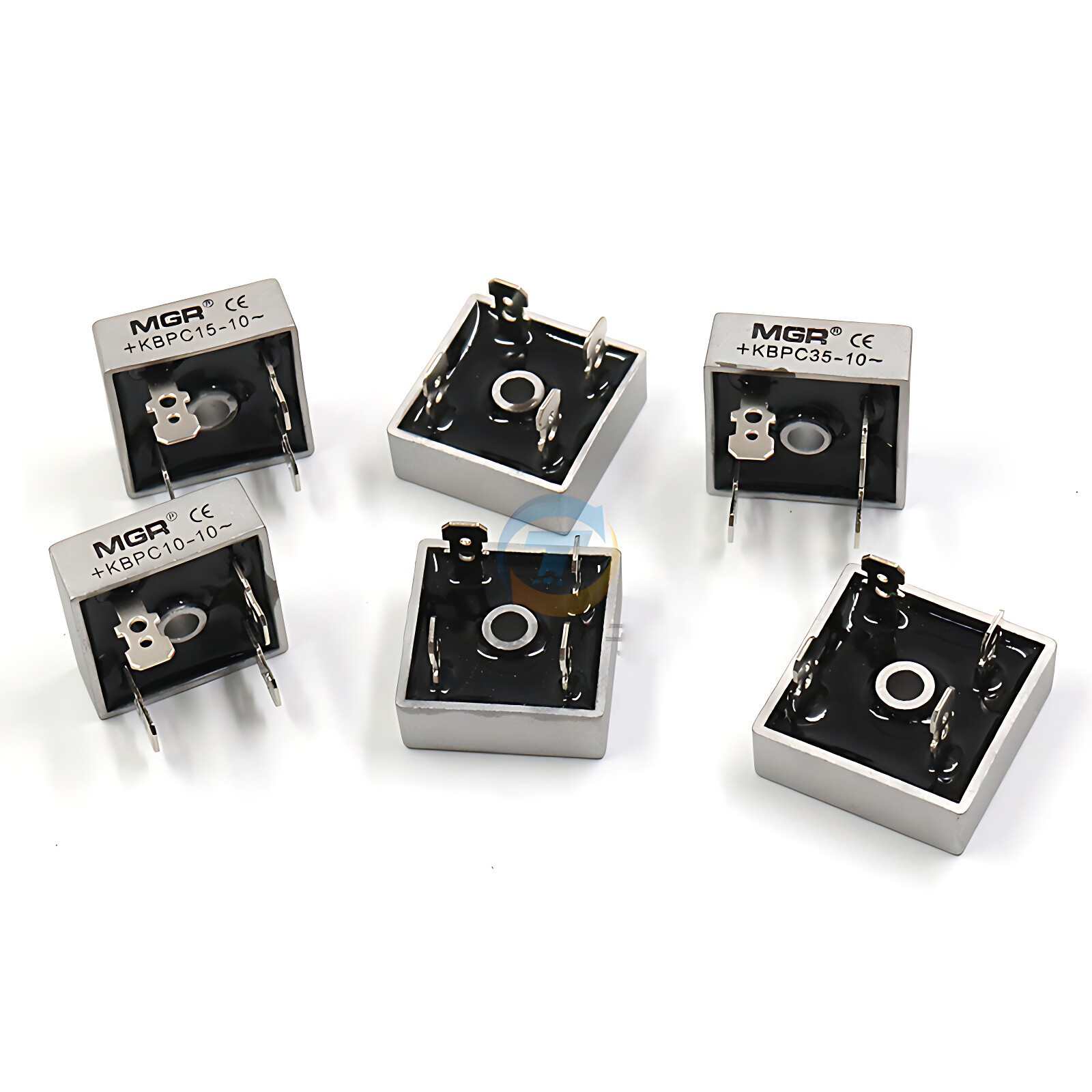 10/15/20/25/35/50A 1000V Metal Case Single Phases Diode Bridge Rectifier KBPC