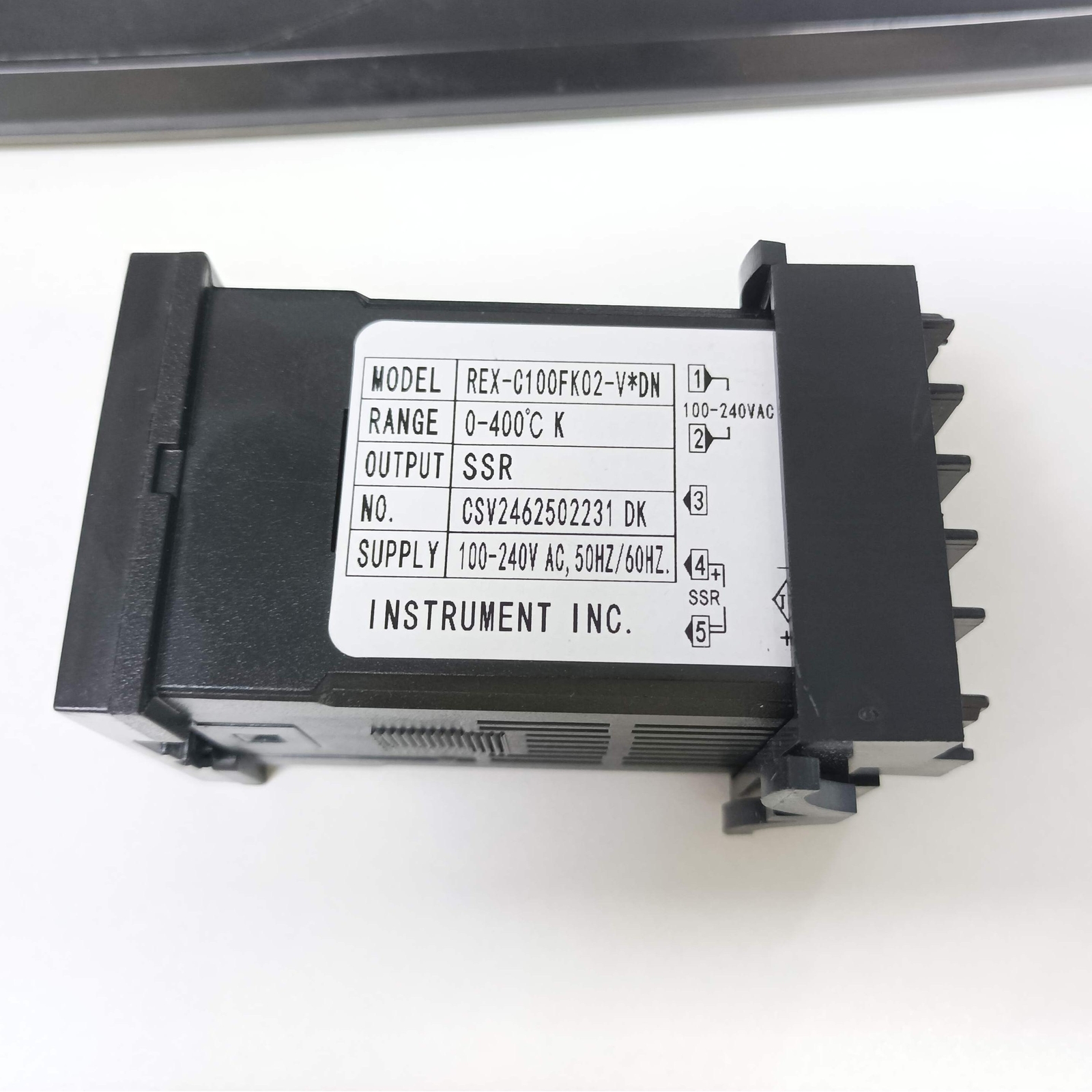 110-240VAC PID REX-C100 Temperature Controller SSR-40A Thermocouple Heat Sink