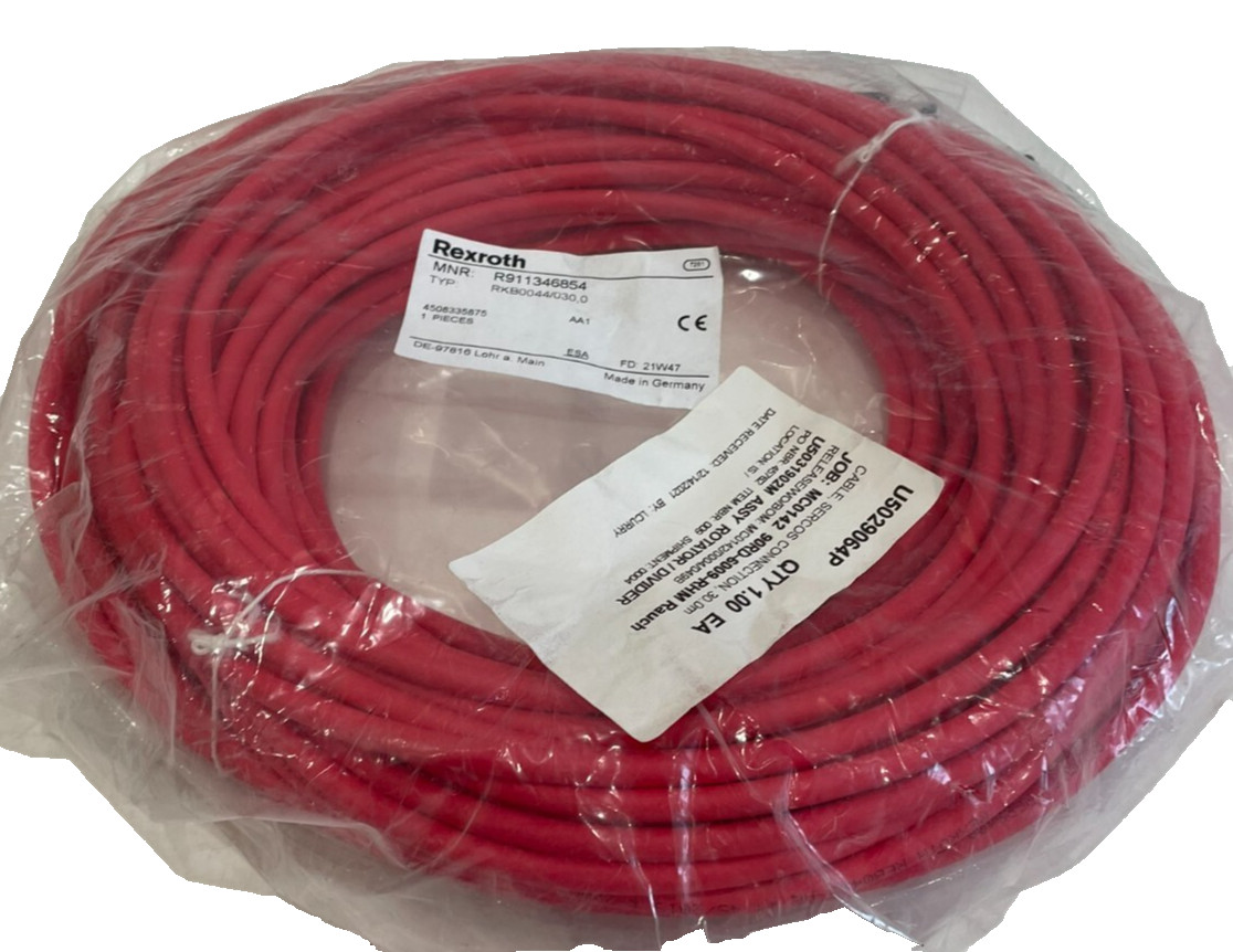 NEW REXROTH R911346854 CABLE RKB0044/030.0 30.0M
