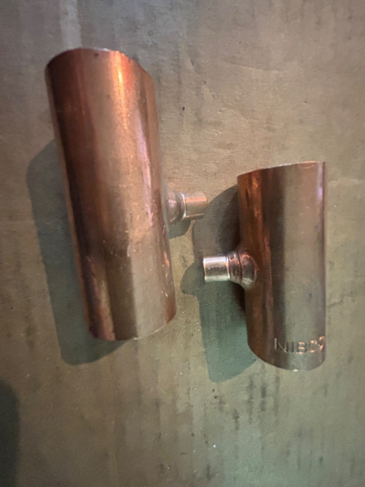 Set of 2 pcs Nibco 611R 1-1/4″ X 1-1/4″ X 3/8″ Nom C Copper Reducing Tee fast sh