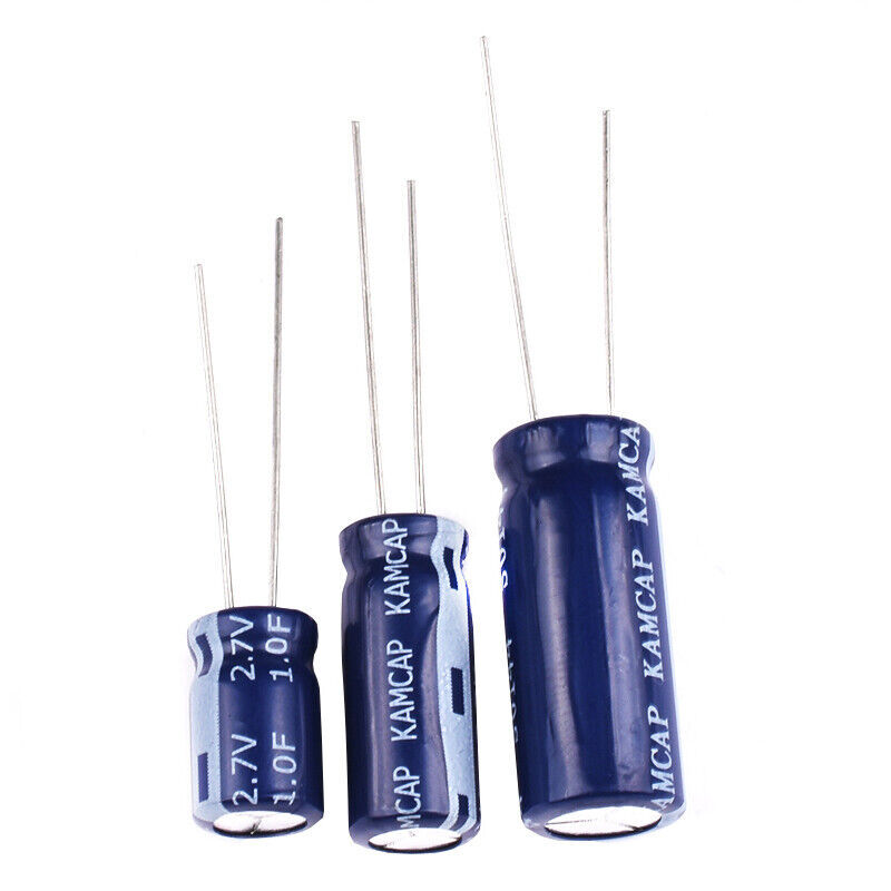 Super Farad Capacitor Available 2.7V Supercapacitor 1F 2F 3F 6.8F 12F to 400F