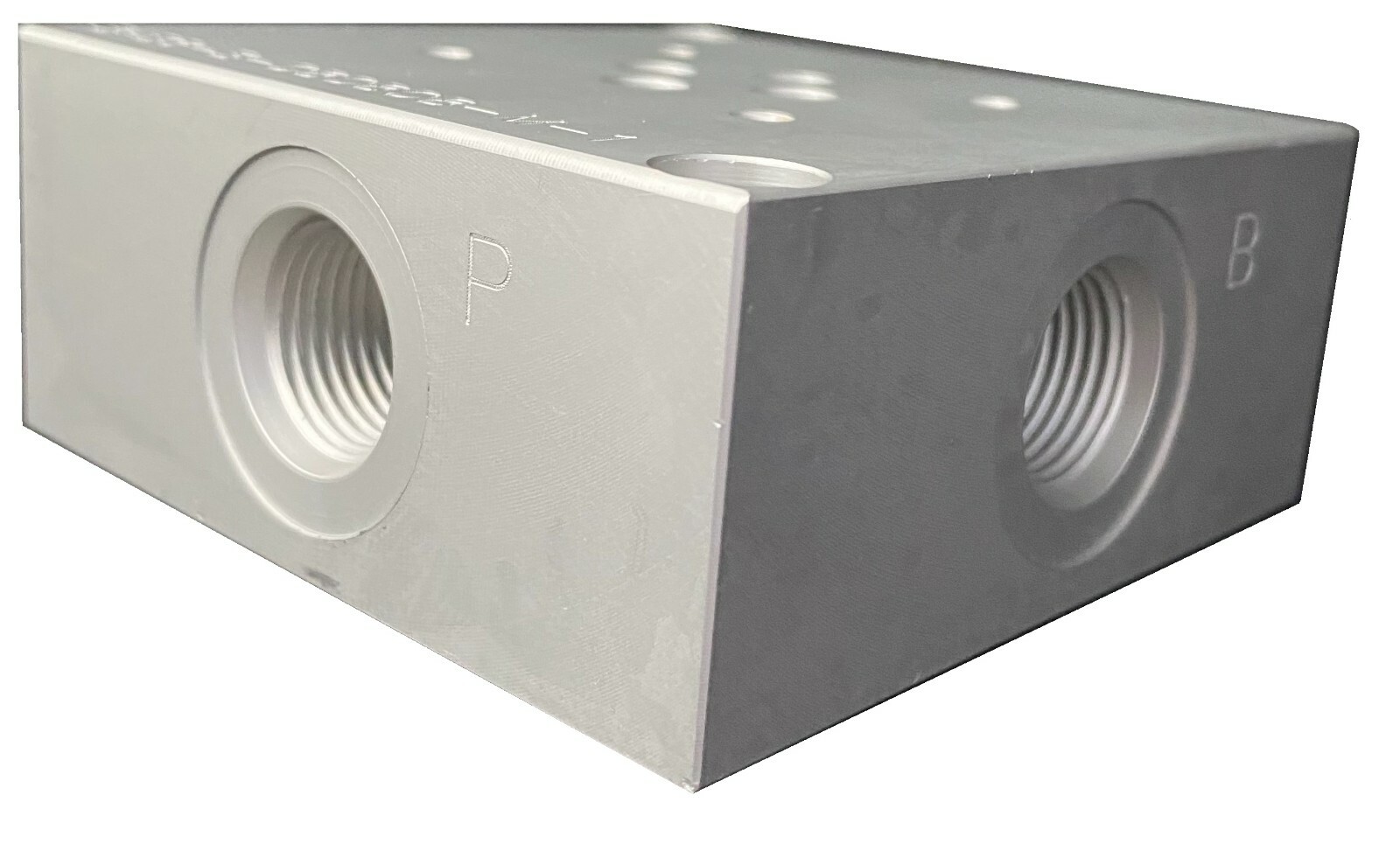 Sub plate D03 NG6 Cetop 3 Pattern for Mounting Hydraulic Valves Aluminum Anodize