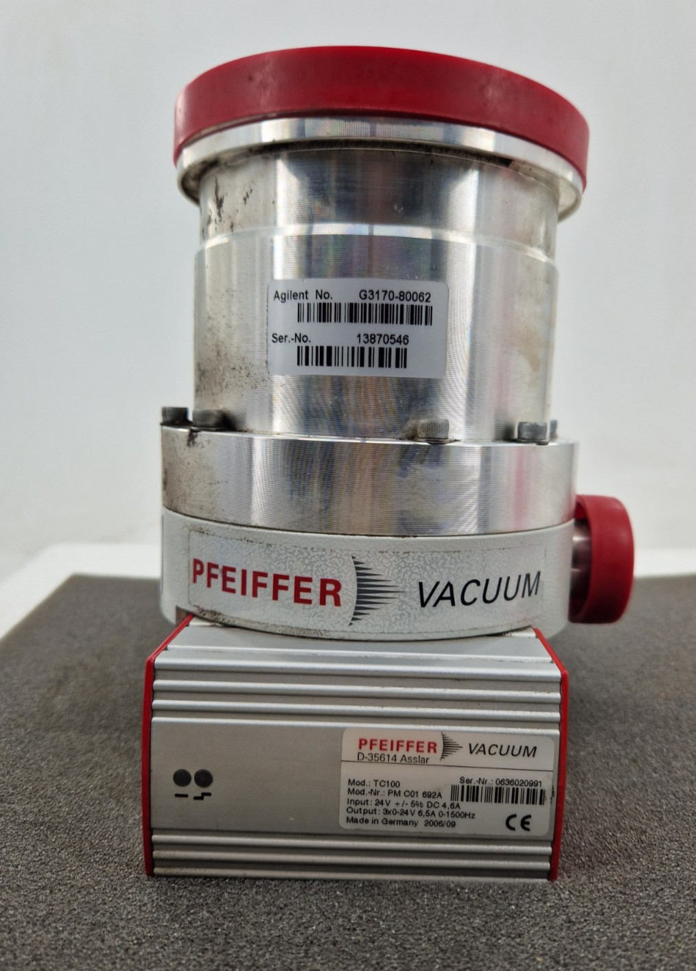PFEIFFER VACUUM TMH 262 X S PM P03 113 TC 100 PM Co1 692A B 3990 181