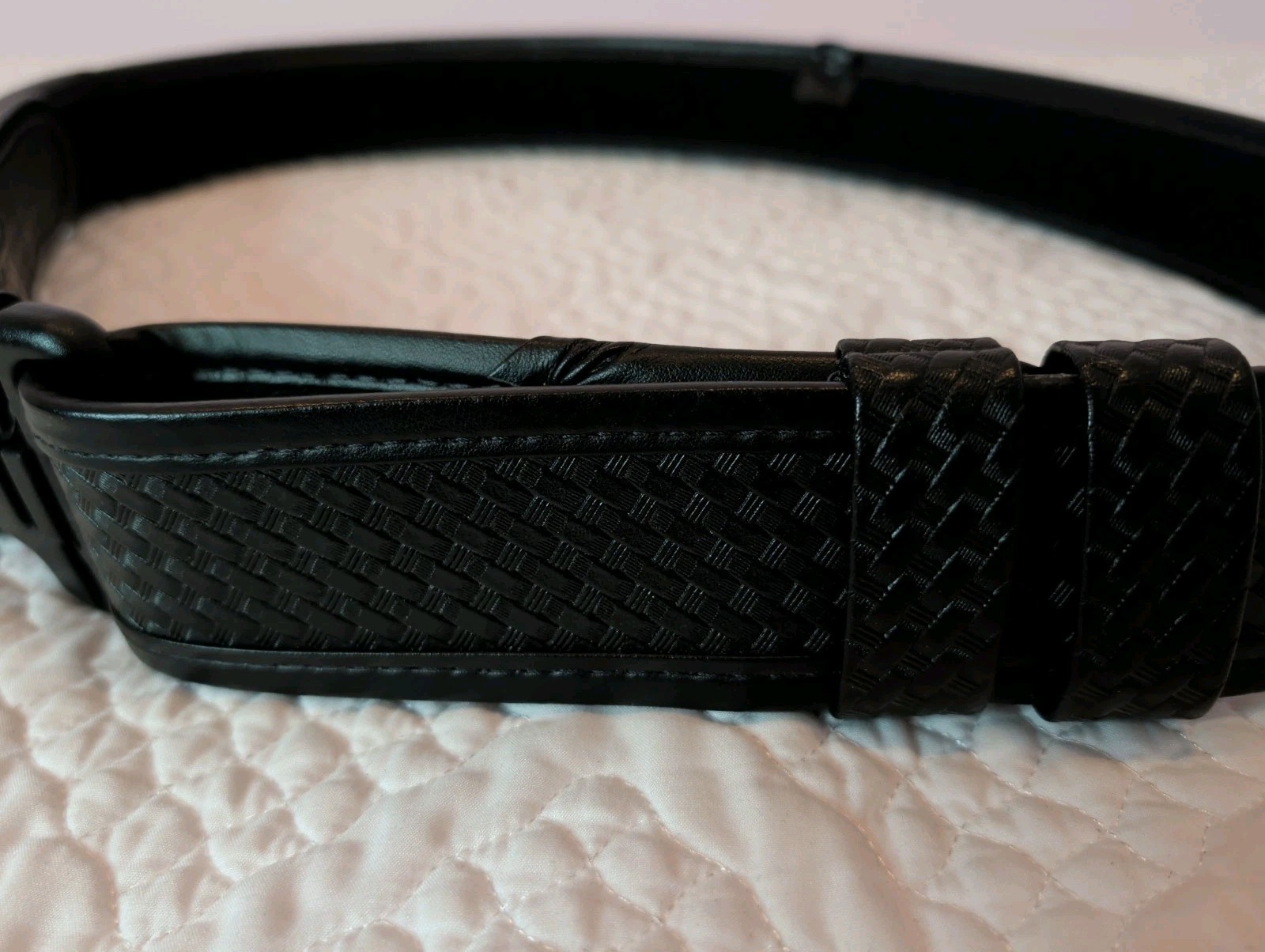 Bianchi Accumold Elite Basketweave Leather Duty Belt 52″ -58”