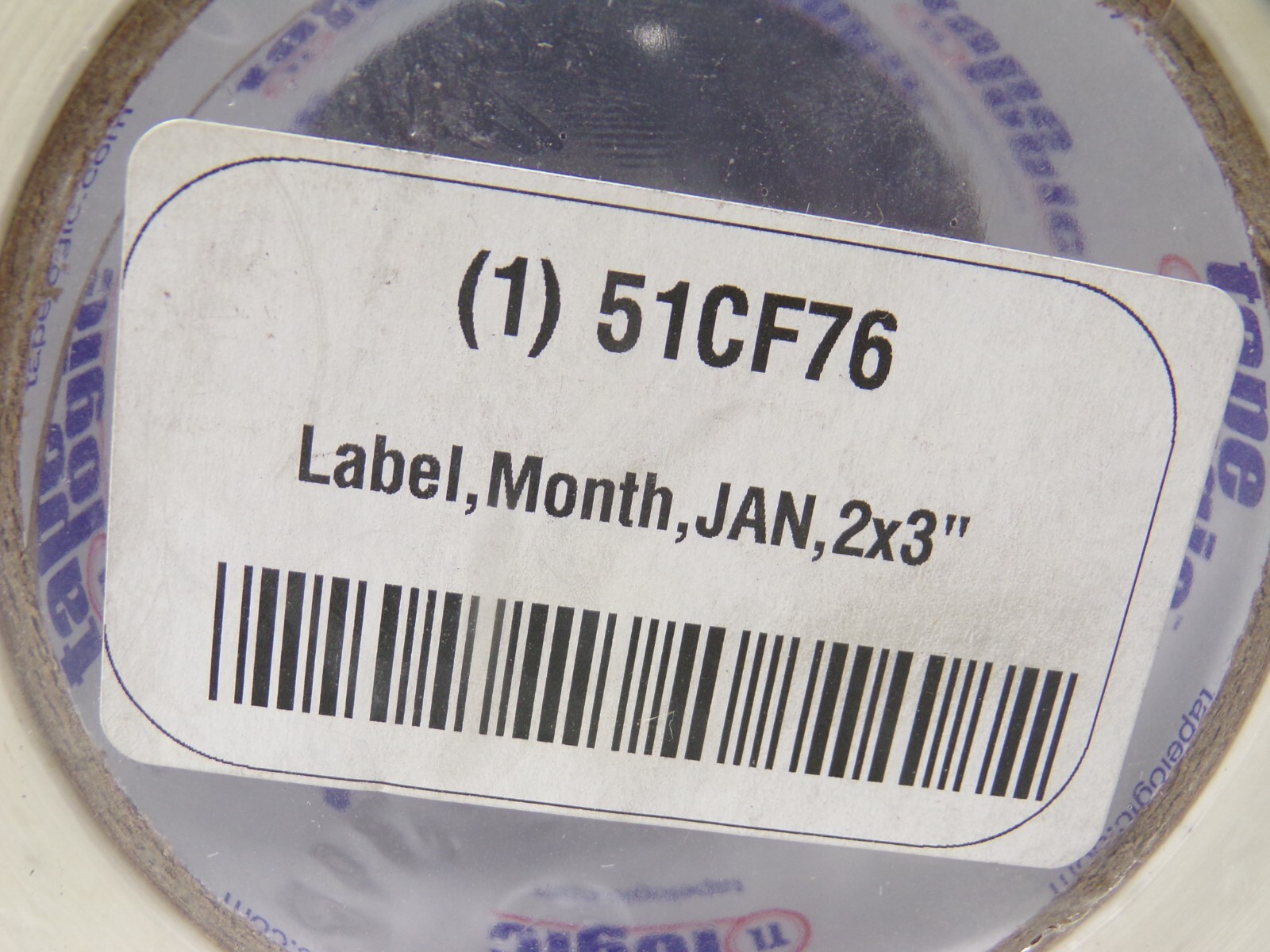 Tape Logic Months of the Year Labels, «JAN», 2″ x 3″, Yellow, 500/Roll (G)