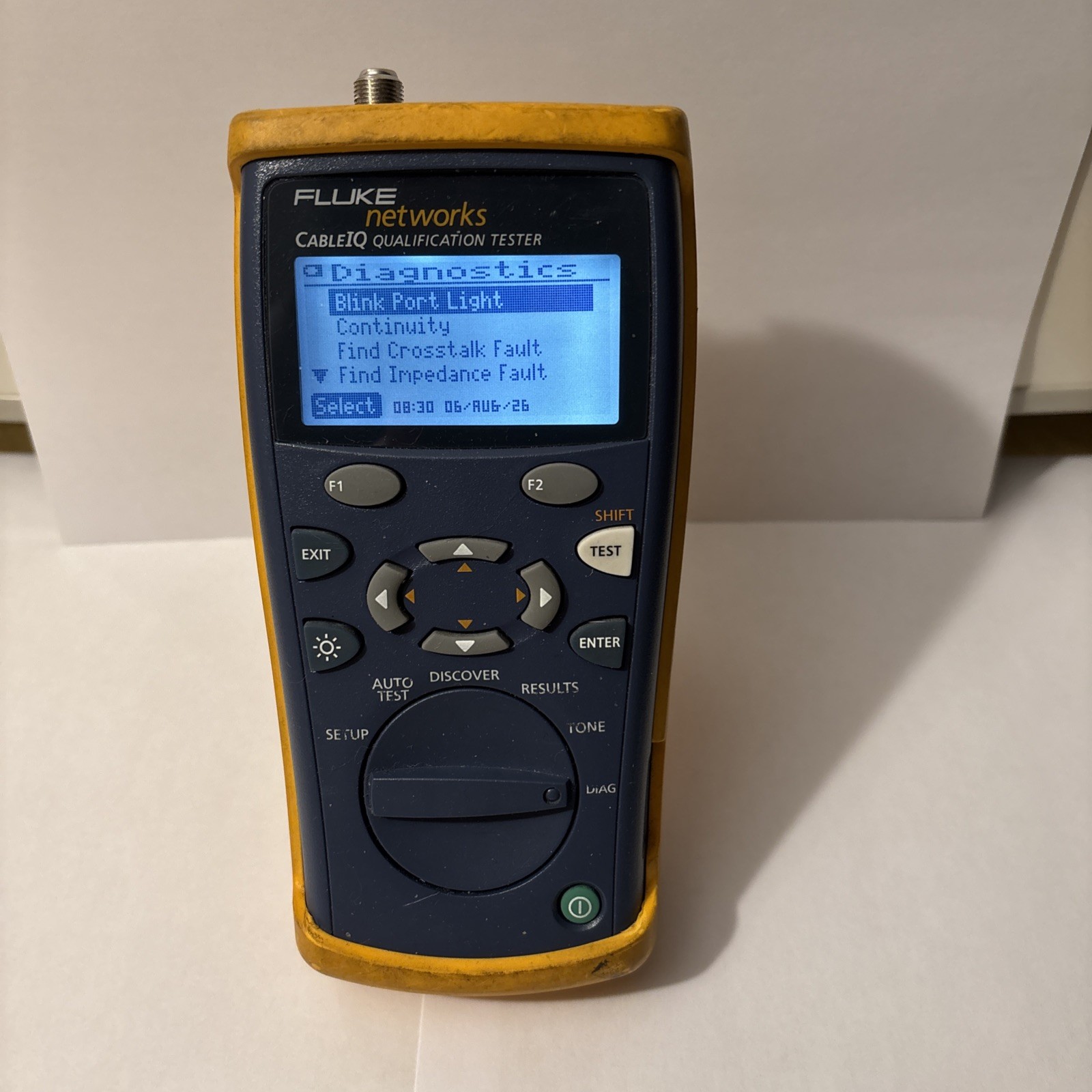 OEM Fluke Networks Cable IQ Qualification Tester -No Main Wiremap Adapter