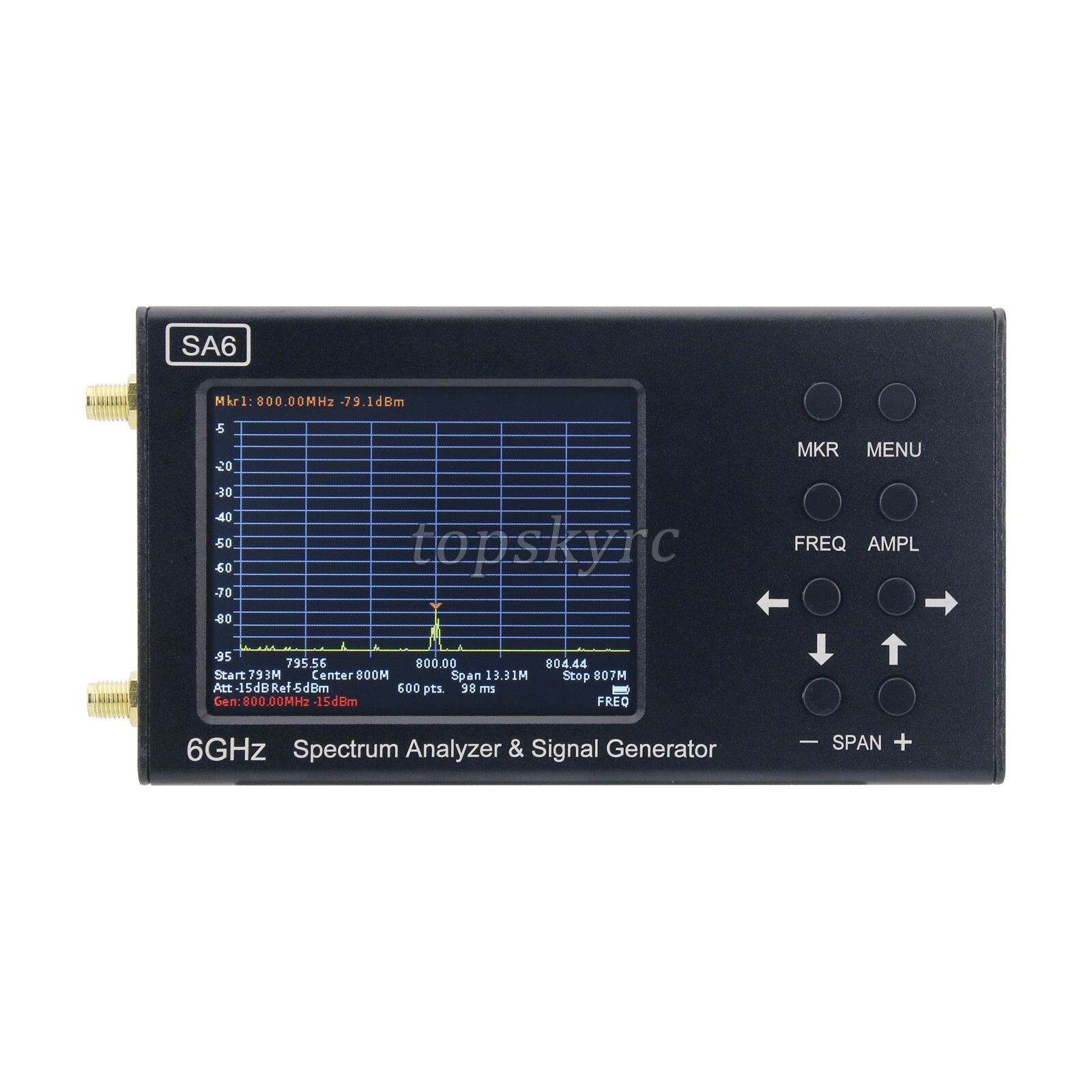 3.2-inch SA6 6GHz Spectrum Analyzer Signal Generator RF Signal Source
