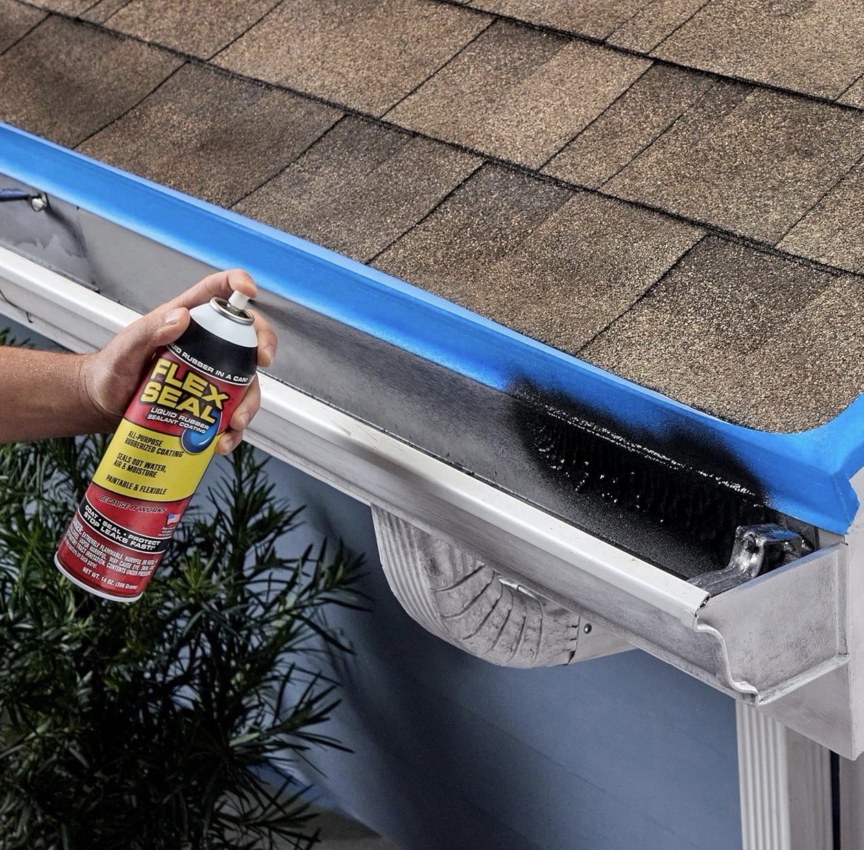 Flex Seal Spray Rubber Sealant 14 oz – Black – Waterproof Coating – Pack of 6
