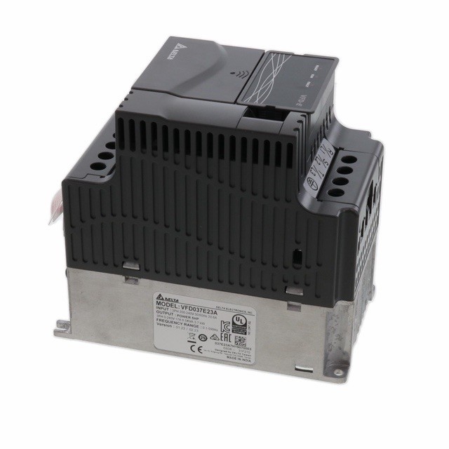 Delta VFD037E23A Variable Frequency Drive 3.7kW 5HP 200-240V 3-Phase