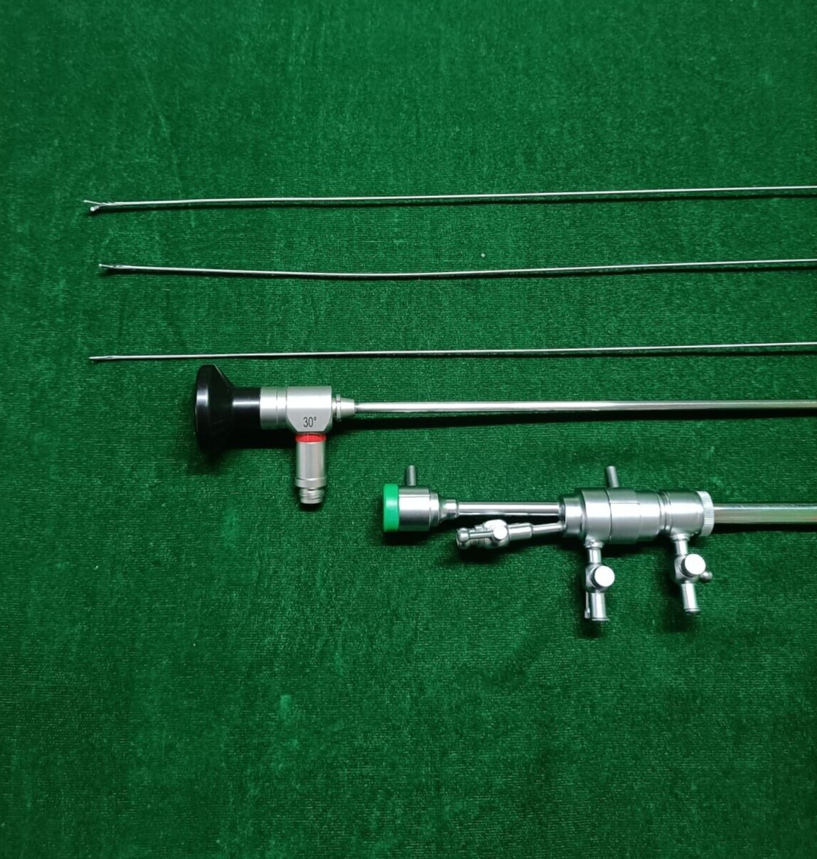 Hysteroscopy Semi Rigid Froceps Set, Bettocchi Sheath 4mm & Cystoscope 30 Degree
