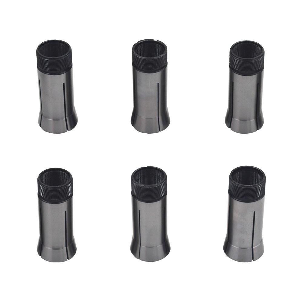 6 Pack 5C Square Collet Set 1/4″,5/16″,3/8″,1/2″,5/8″,3/4″