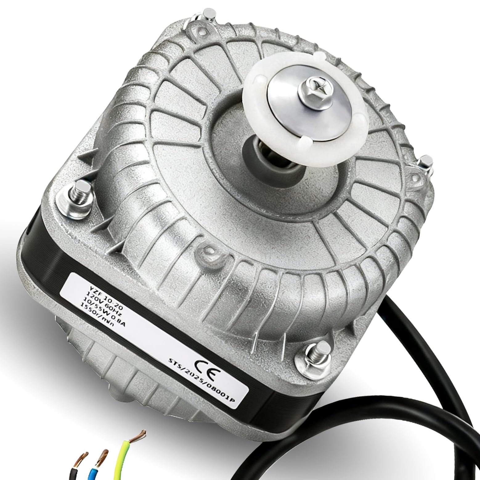 YZF10-20 Condenser Fan Motor AC 120V 60Hz 1550rpm 10/55W 0.8A Electric…