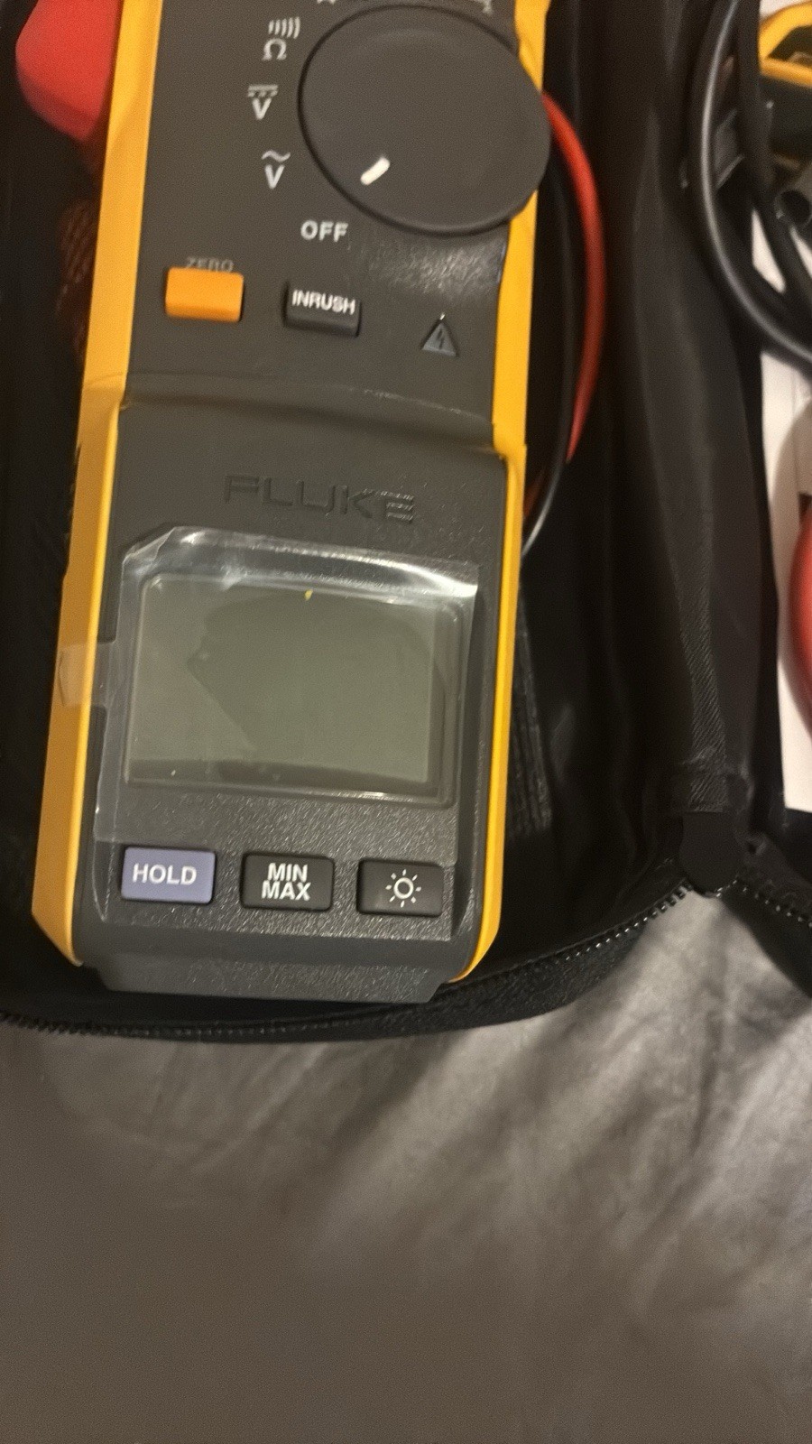 Fluke 381 True-RMS Clamp Meter Remote Display w/ Case, Leads, Backlight