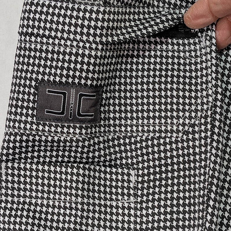 NEW Chef Code Trousers M Black White Houndstooth Chefcore Utilitarian Culinary