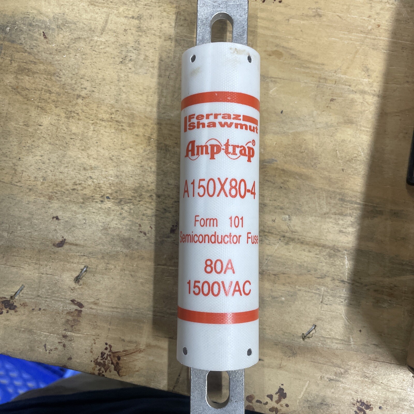 LOT OF 3 Amp-Trap Form 101 Semiconductor Fuse 80A 1500V AC A150X80-4
