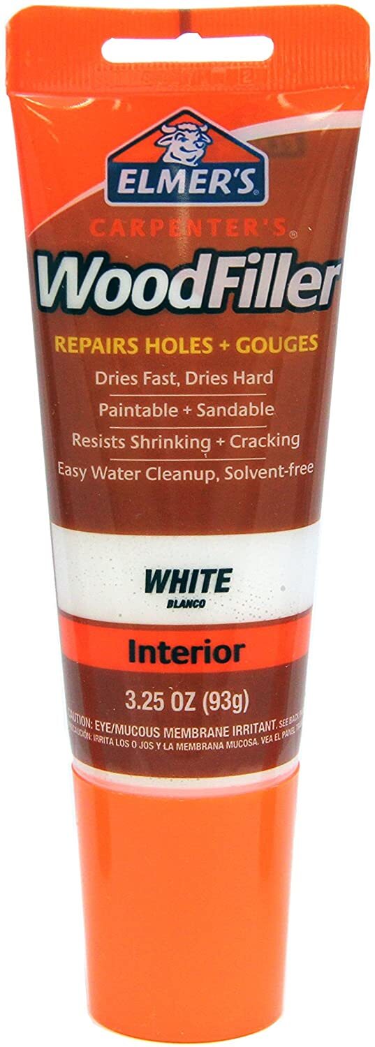 Elmer’s E855 Carpenter’s White Wood Filler – 3.25 oz.
