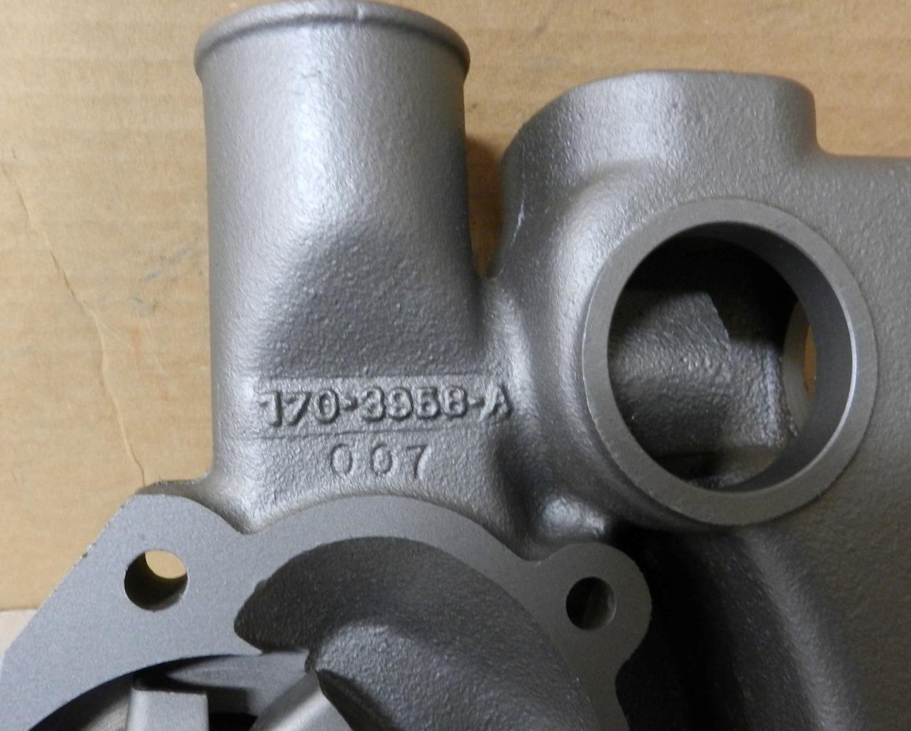 Cummins Onan A-Series L423 I4 / L634T-A 6AT New water pump 170-3958-A 0131042300