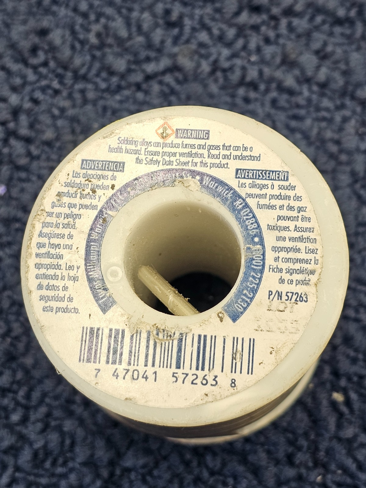 Lucas Milhaupt 57263 Wolverine Solder 95/5 1/8″ x 1lb Spool Tin/Antimony