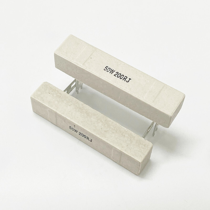 2pcs Cement Resistor 50W2RJ 2 ohm Ω 50Watts RX27 SQP Resistance