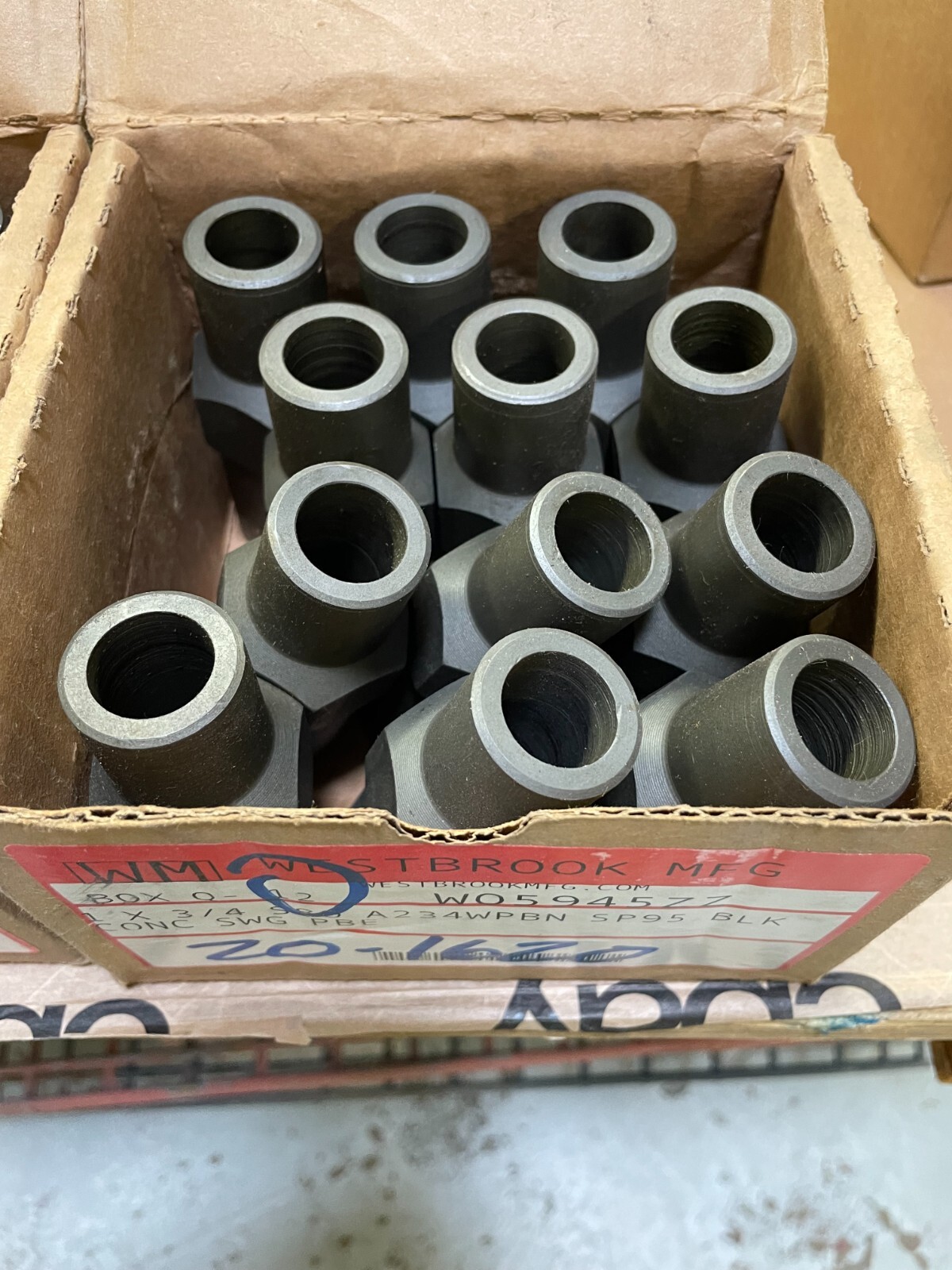 SWAGE NIPPLE 1″ x 3/4″ Schedule 80 Concentric Plain Both End A234 WPBN SP95 USA