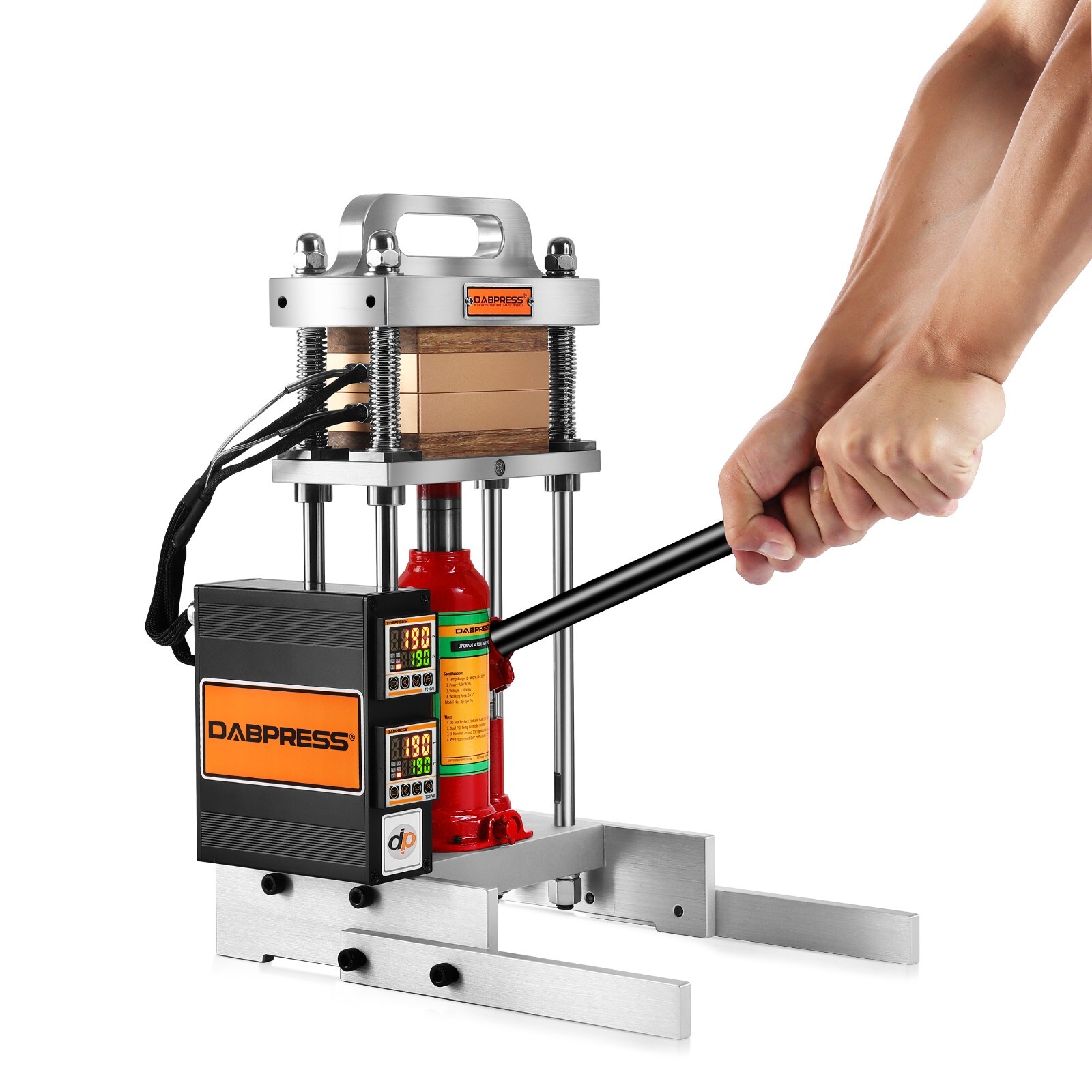 Dabpress 4 Ton Hydraulic Heated Press Machine for Beginner – BJ4T35