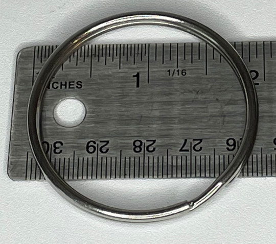 1″ – 2″ (25mm-50mm) 304 Stainless Steel Split Rings, Key Rings – 4 pieces