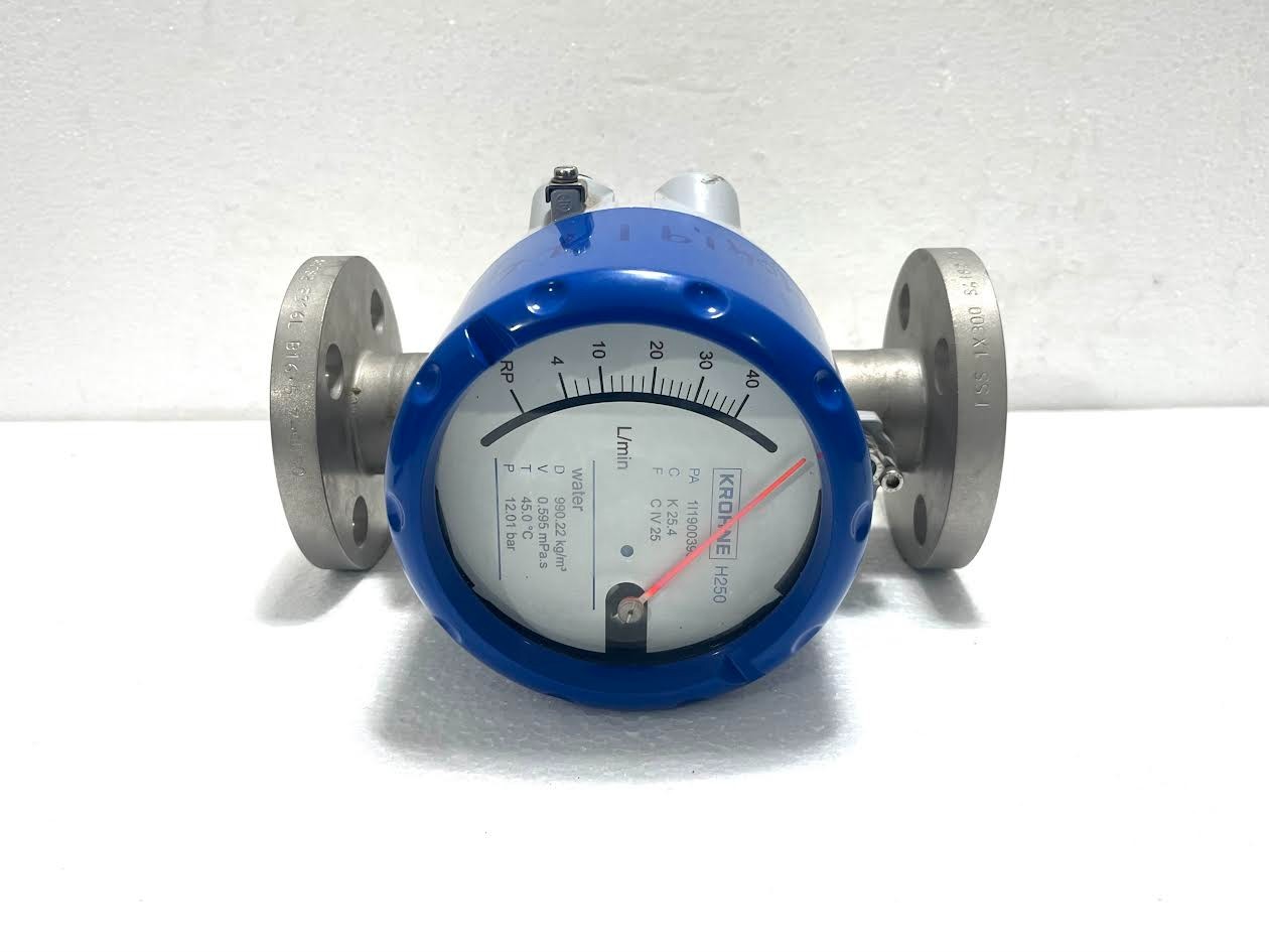 KROHNE H250 Flow Meter Rotameter Industrial Flanged Stainless Steel