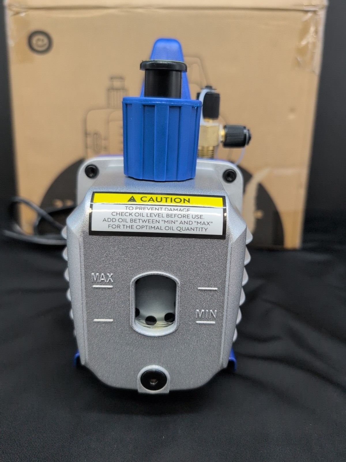 VivoHome 110V 1/4 HP 3.5 CFM Single Stage Rotary Vane Air Vacuum Pump Oil Bottle