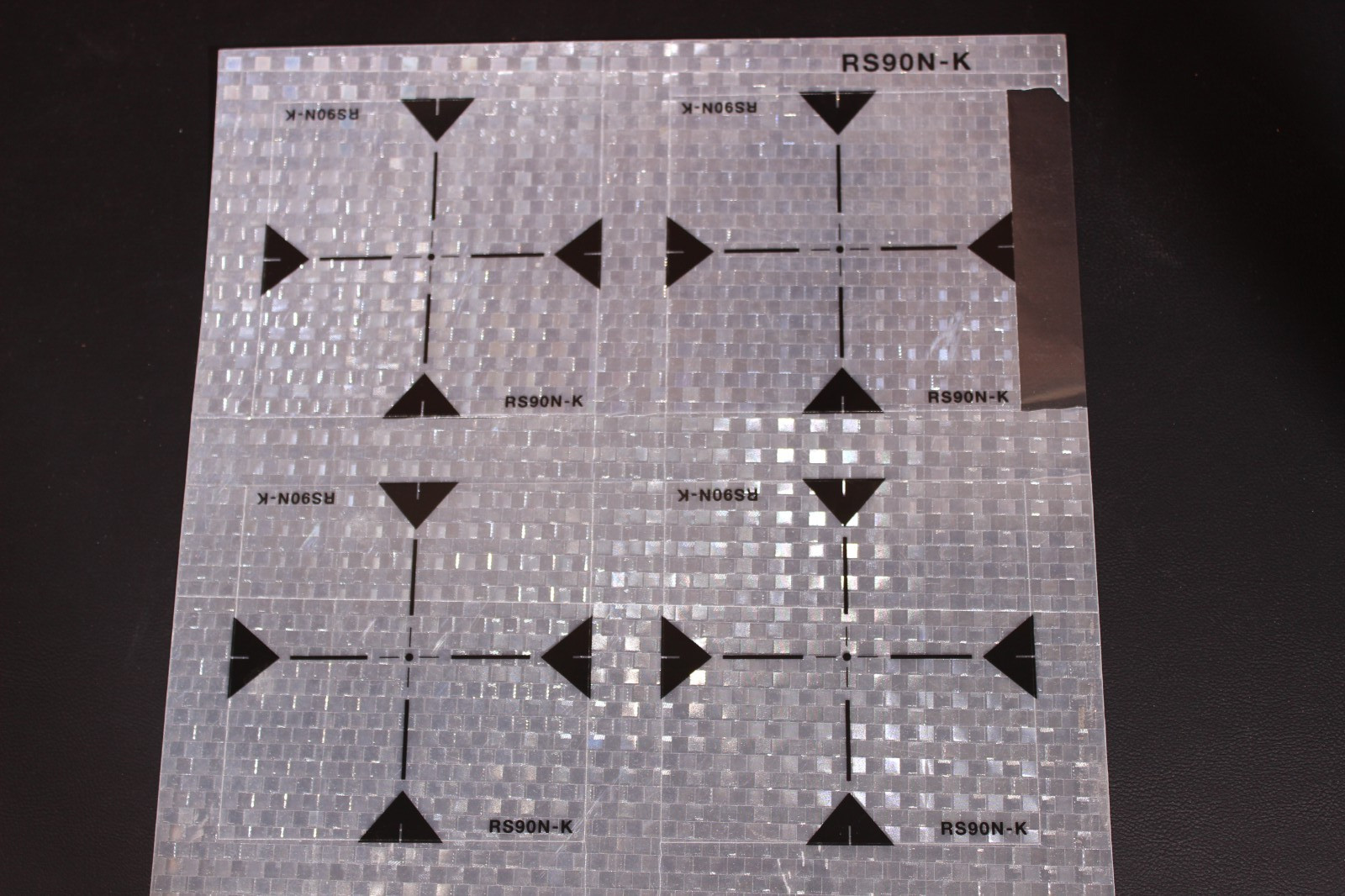 Sokkia RS90N-K Reflective Sheet Targets 90x90mm (3.54×3.54 in.) 4-sheet