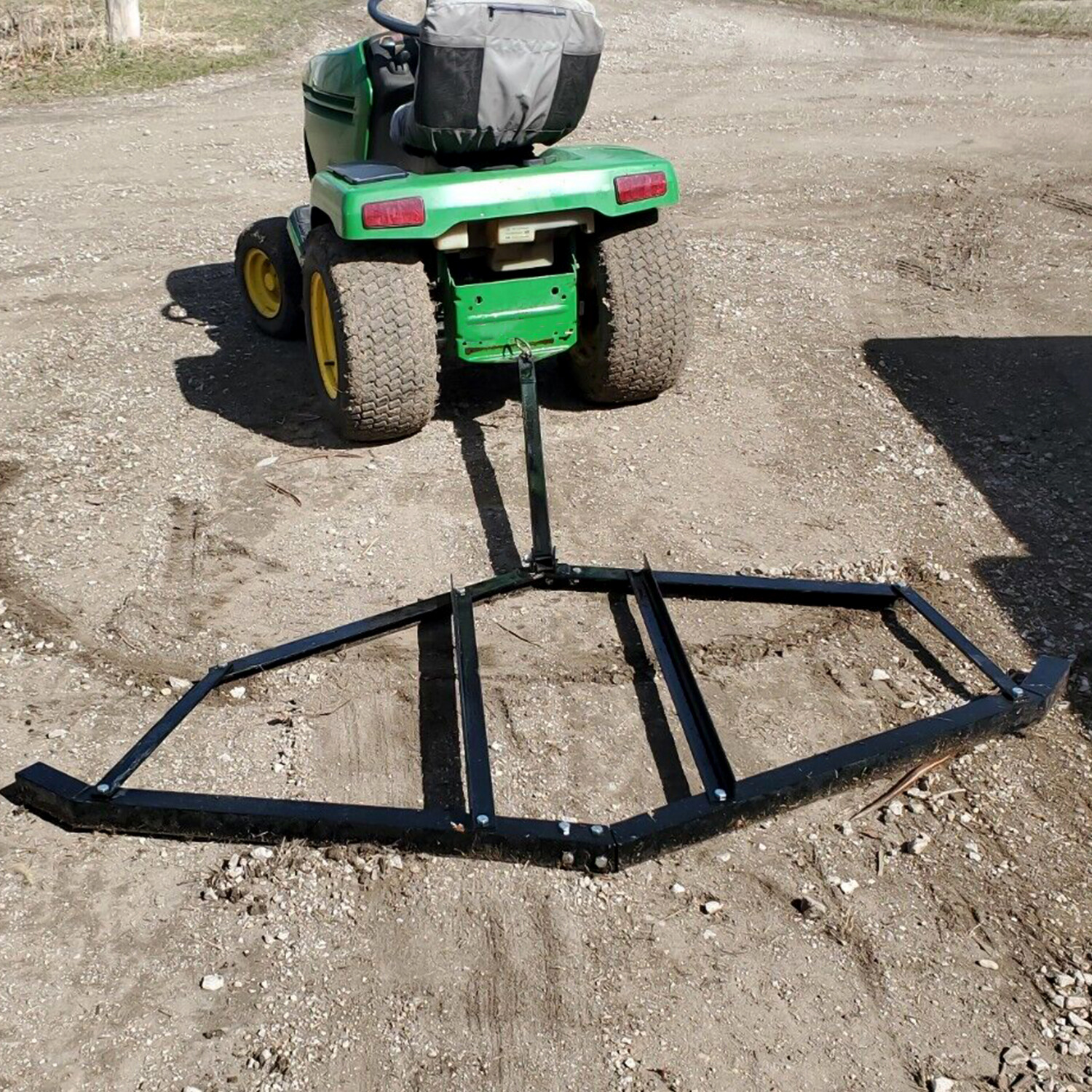 72″ Adjustable Tow-Behind ATV UTV Lawn Tractor Landscape Driveway Harrow Drag