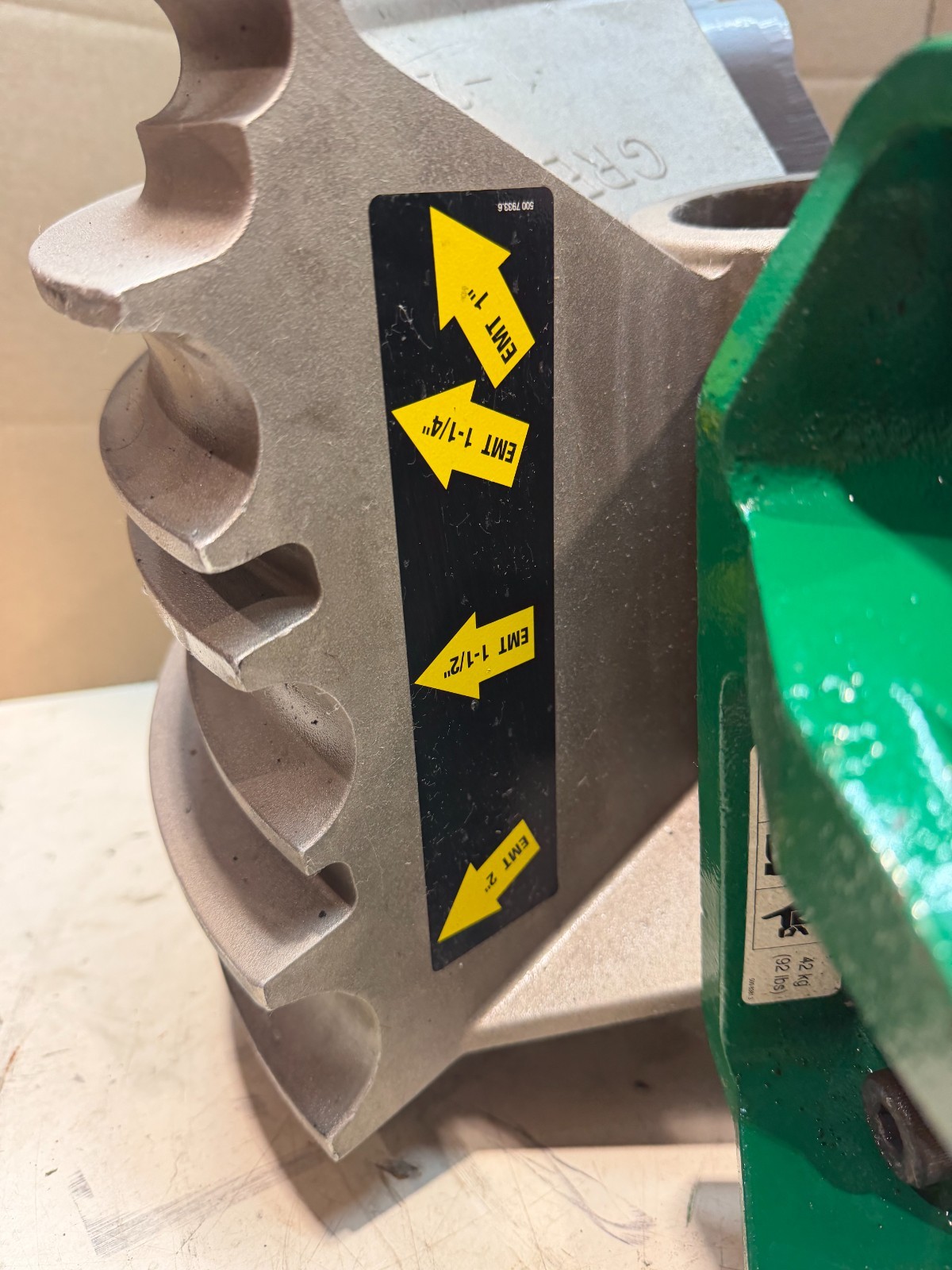 Greenlee 49890 Shoe Assembly for 855Gx Conduit Bender – Genuine Part NEW